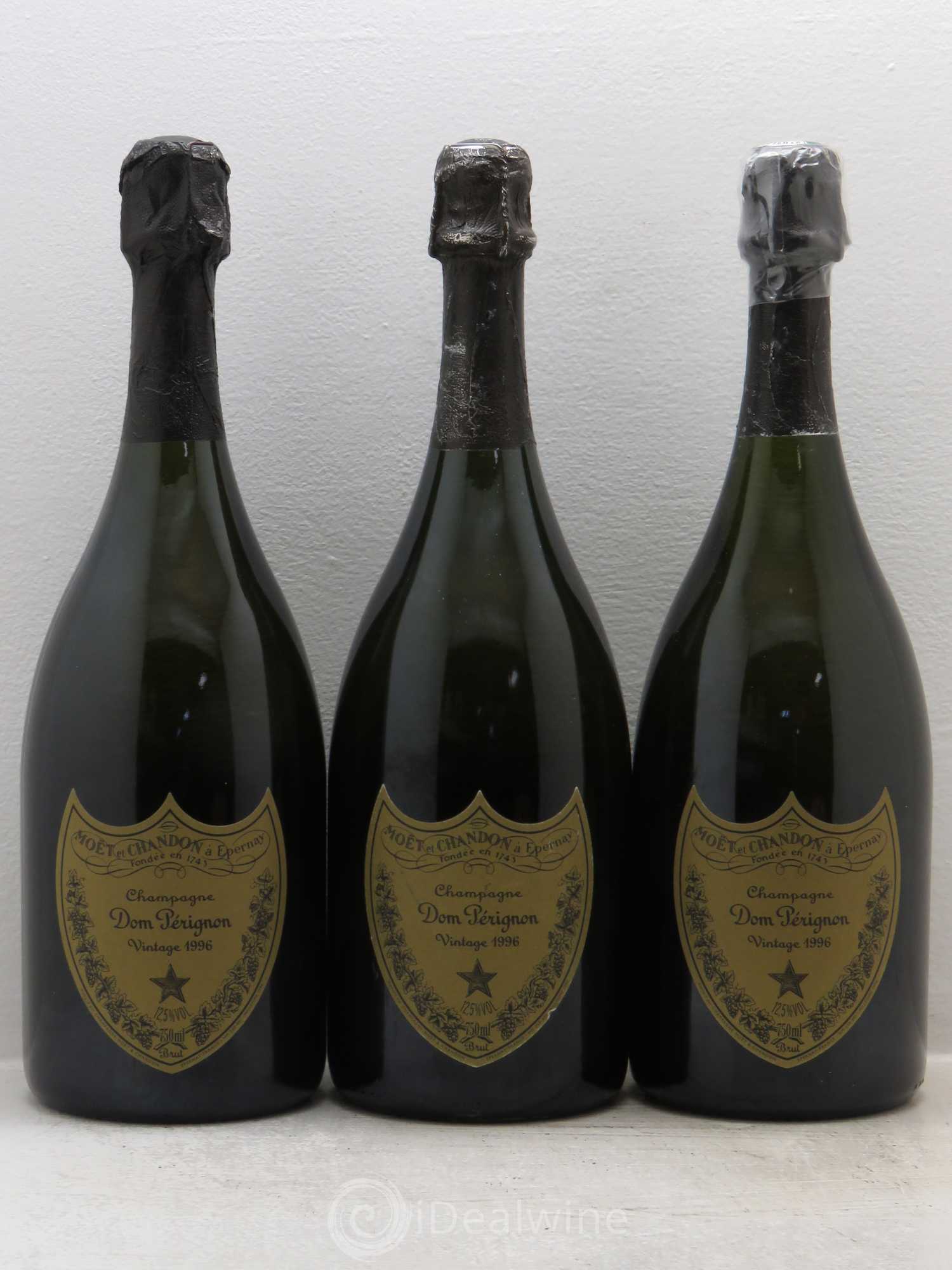 Brut Dom Pérignon 1996 - Lot de 3 bouteilles - 0