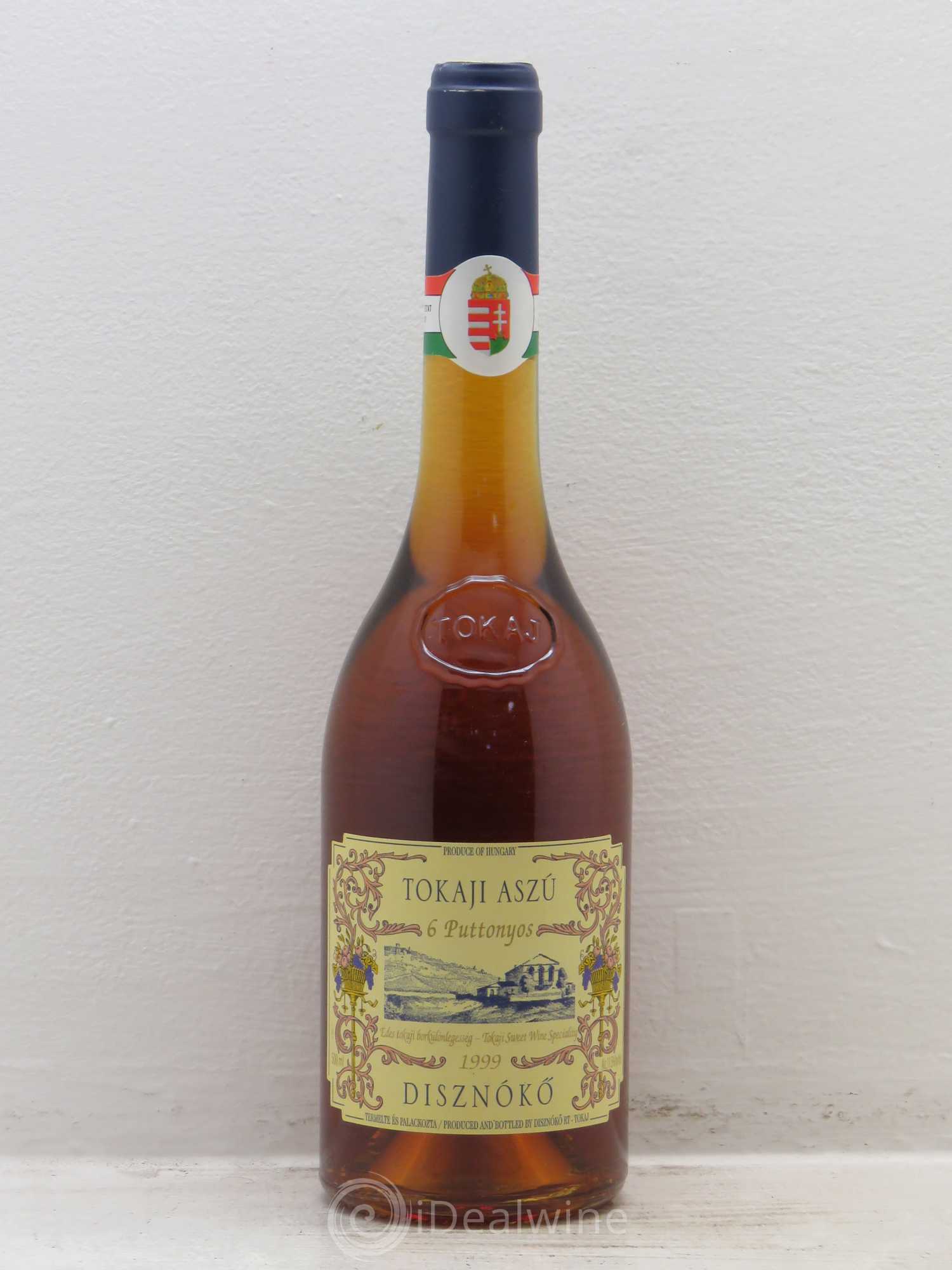 Tokaji Aszu 6 Puttonyos Disznoko (Domaine) 1999 - Lotto di 1 bottiglia - 0