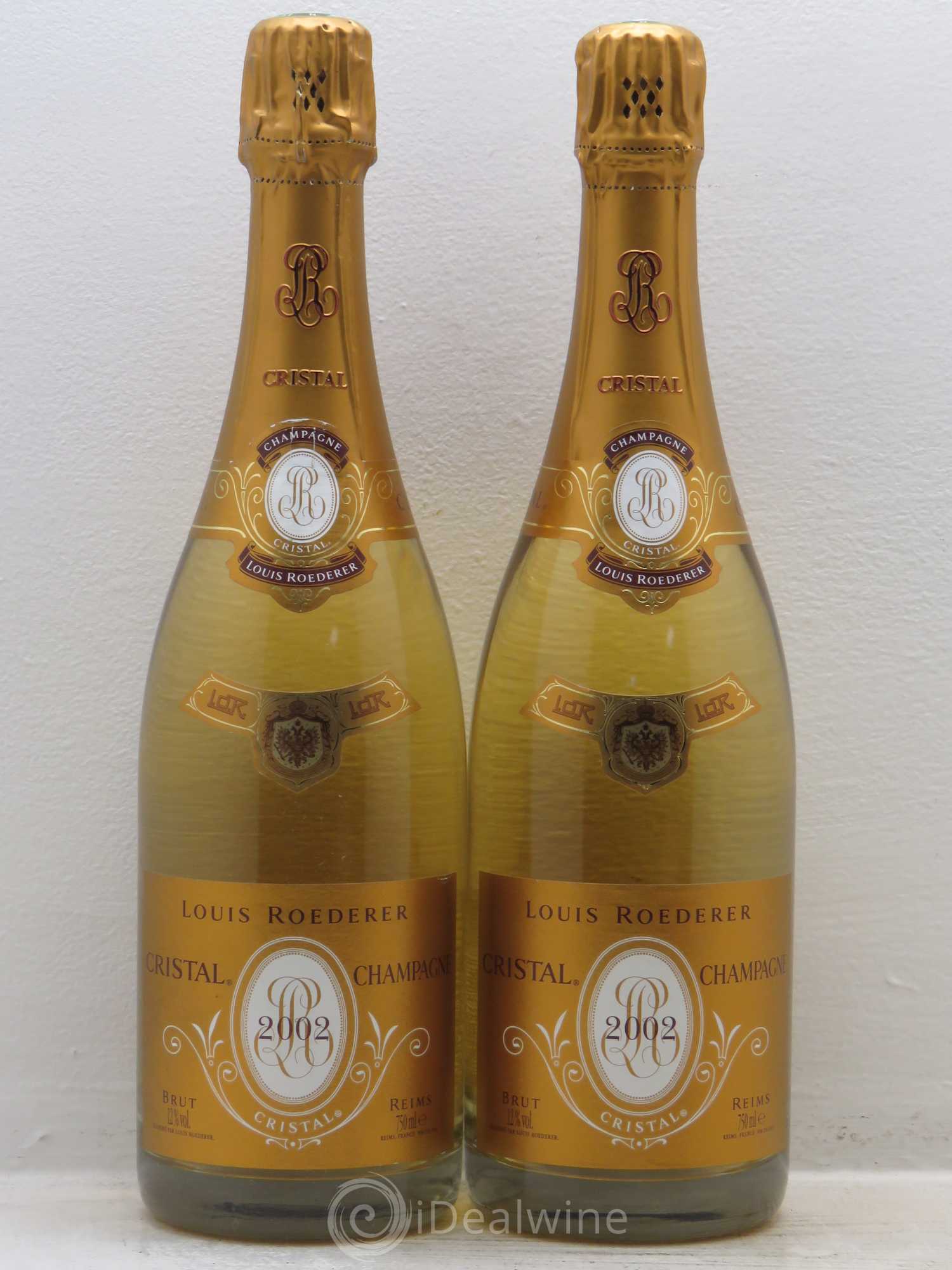 Cristal Louis Roederer 2002 - Lot de 2 bouteilles - 0