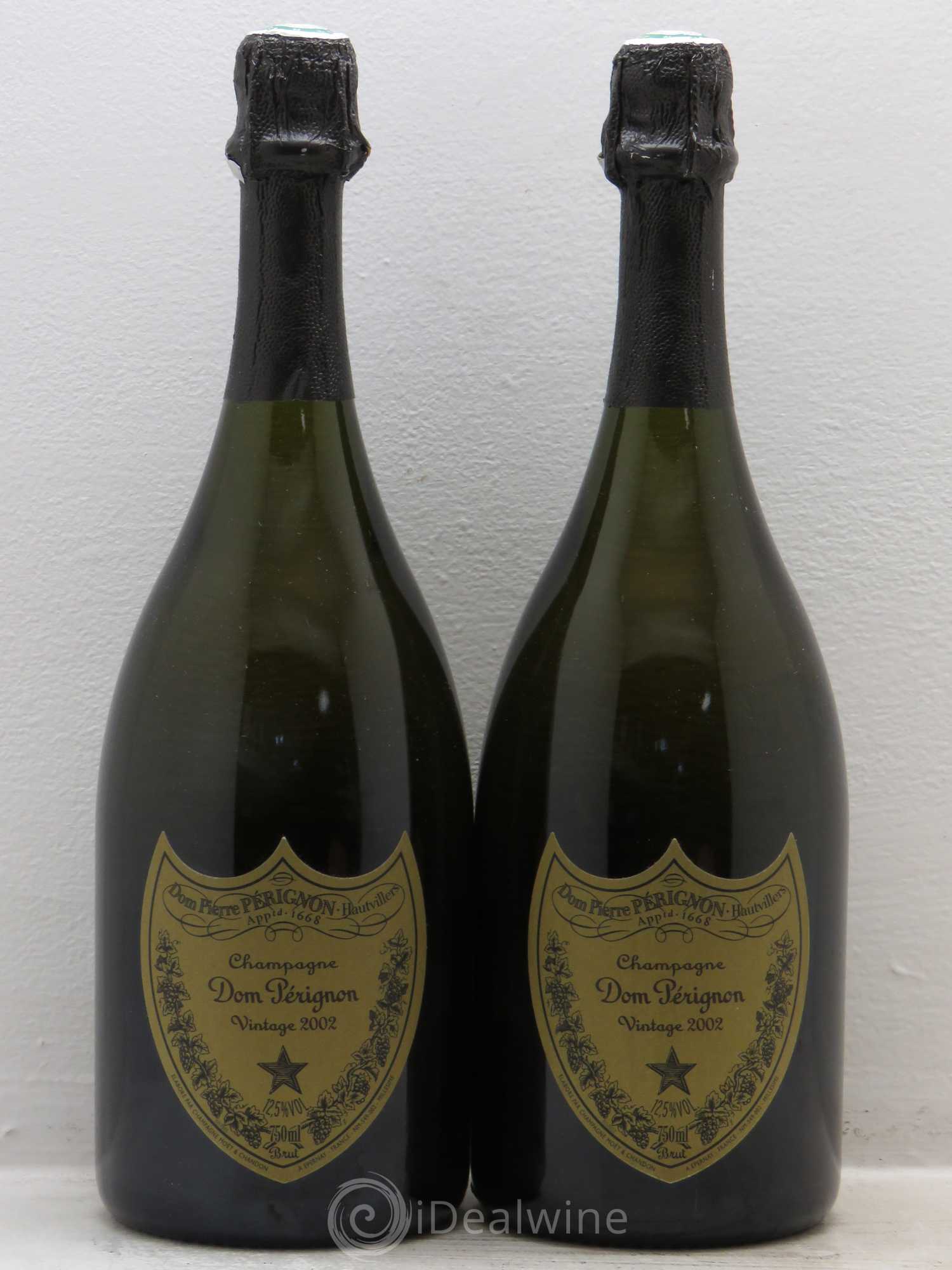 Brut Dom Pérignon 2002 - Lot de 2 bouteilles - 0