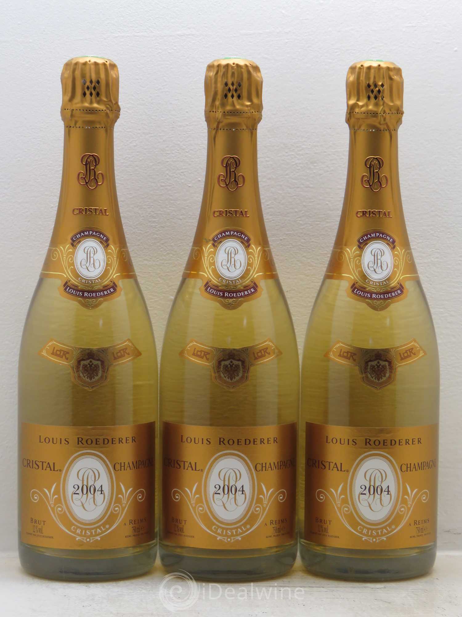 Cristal Louis Roederer 2004 - Lot de 3 bouteilles - 0