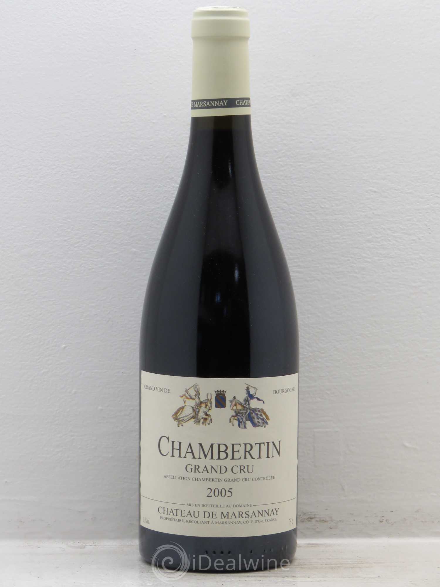 Chambertin Grand Cru Château de Marsannay 2005 - Lot de 6 bouteilles - 0