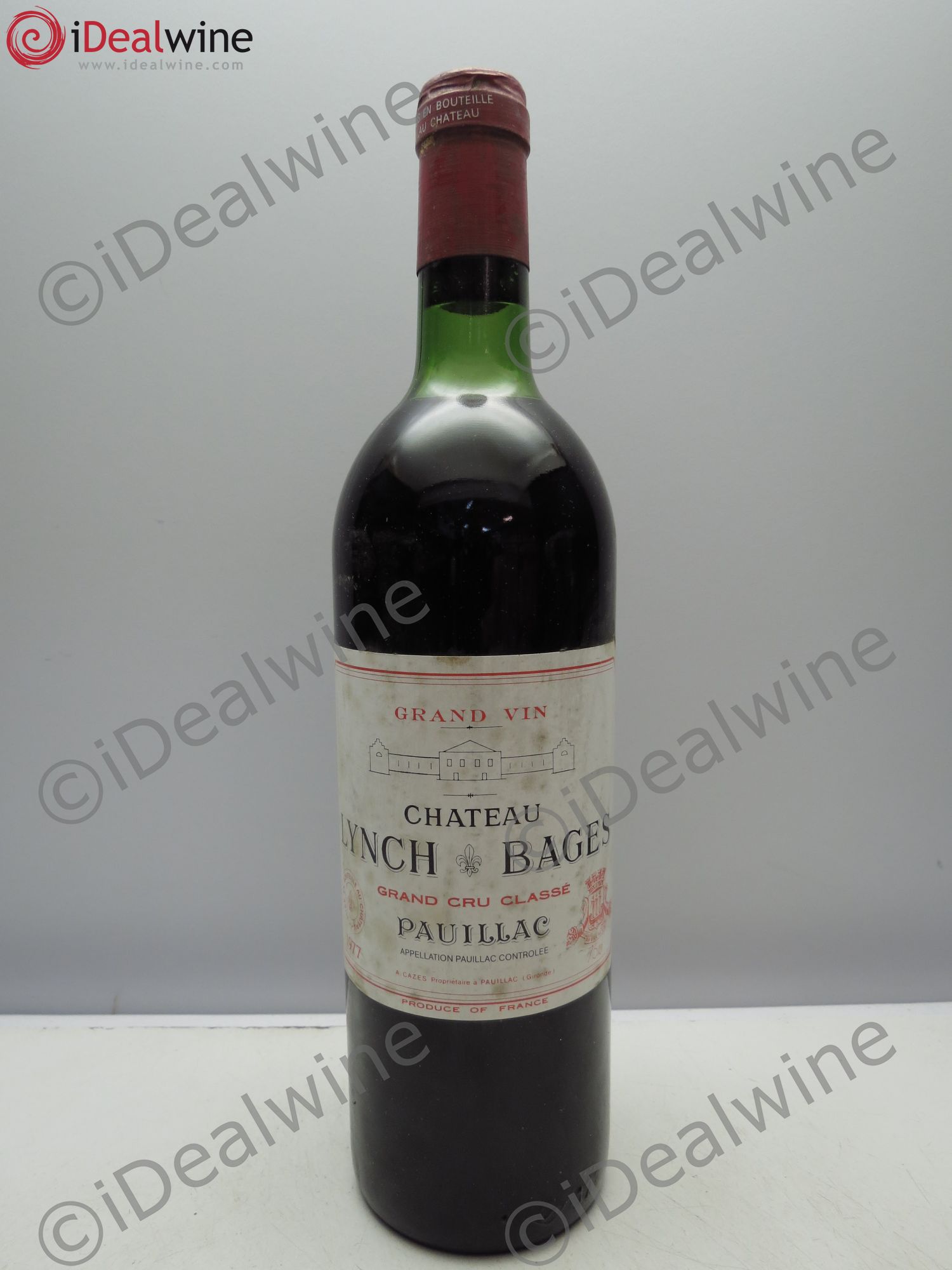 Château Lynch Bages 5ème Grand Cru Classé 1977 - Lot de 1 bouteille - 0