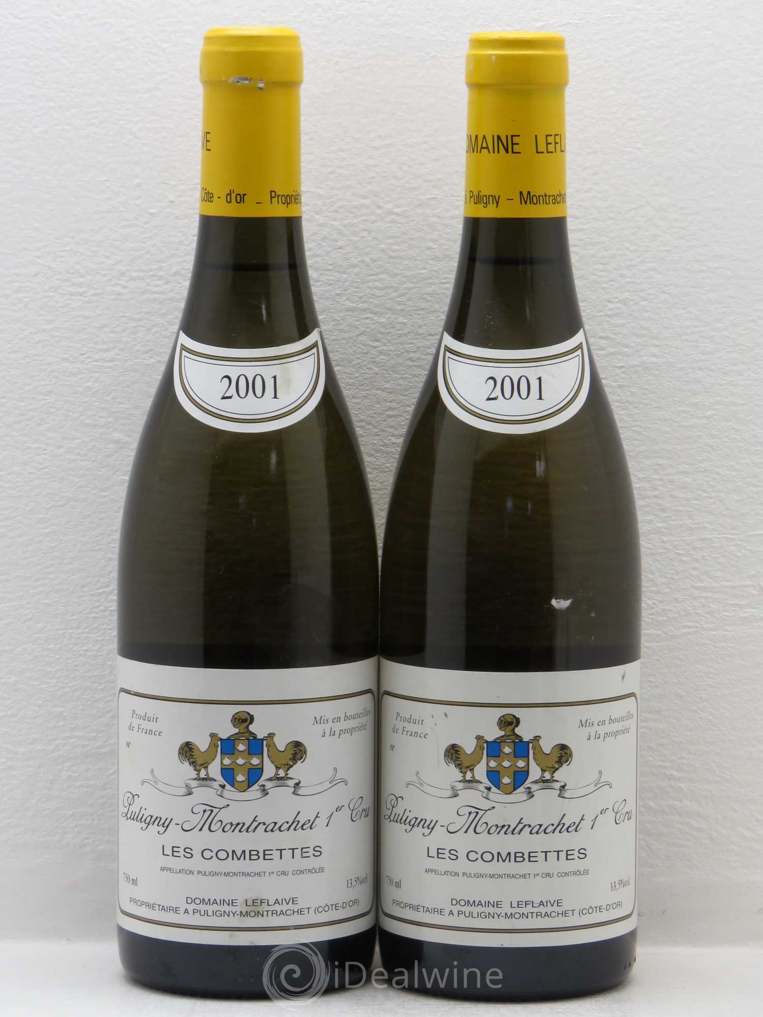 Puligny-Montrachet 1er Cru Les Combettes Leflaive (Domaine) 2001 - Lot de 2 bouteilles - 0