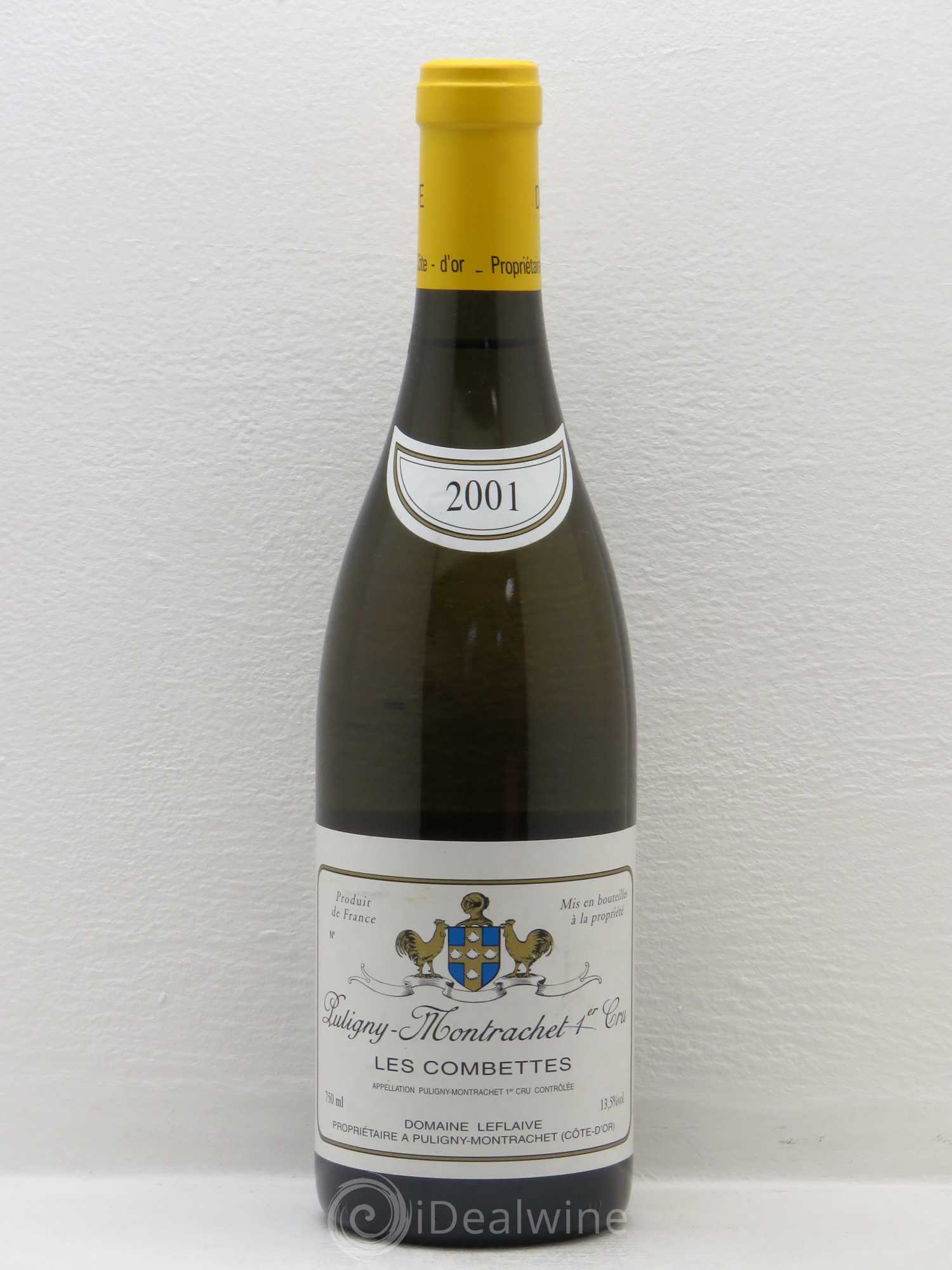 Puligny-Montrachet 1er Cru Les Combettes Leflaive (Domaine) 2001 - Lot de 1 bouteille - 0