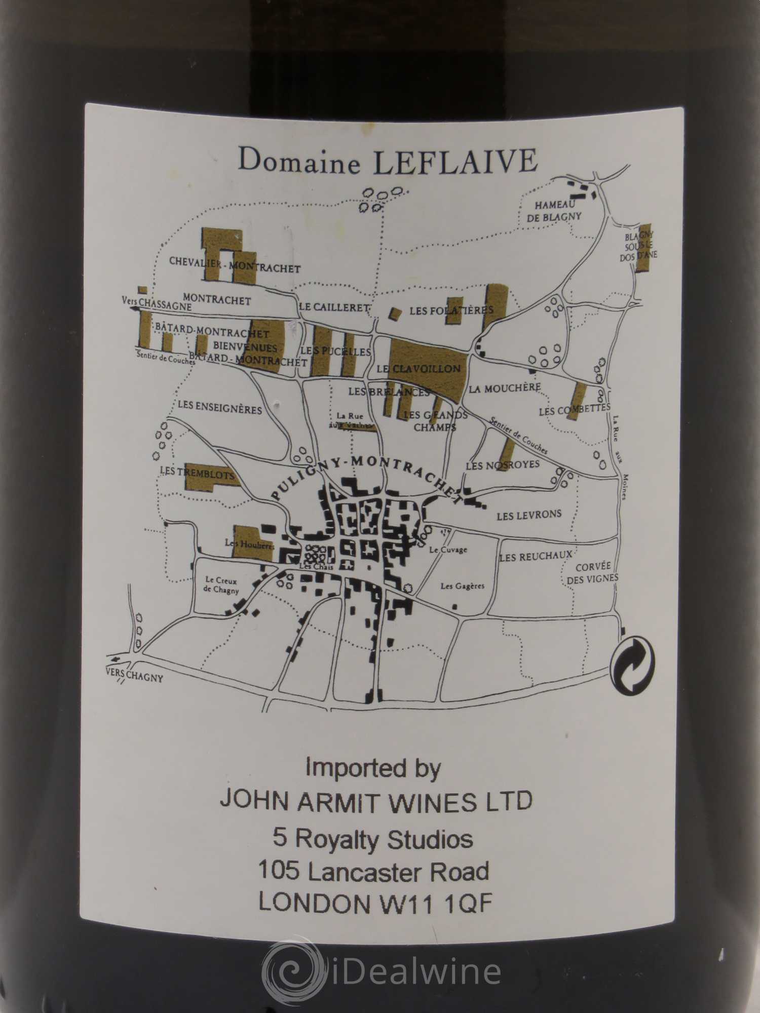 Puligny-Montrachet 1er Cru Les Pucelles Leflaive (Domaine) 2001 - Lot de 2 bouteilles - 1