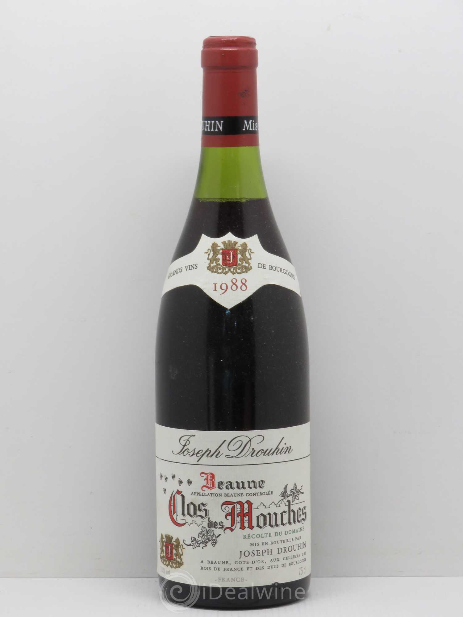 Beaune 1er Cru Clos des Mouches Joseph Drouhin 1988 - Lot de 1 bouteille - 0