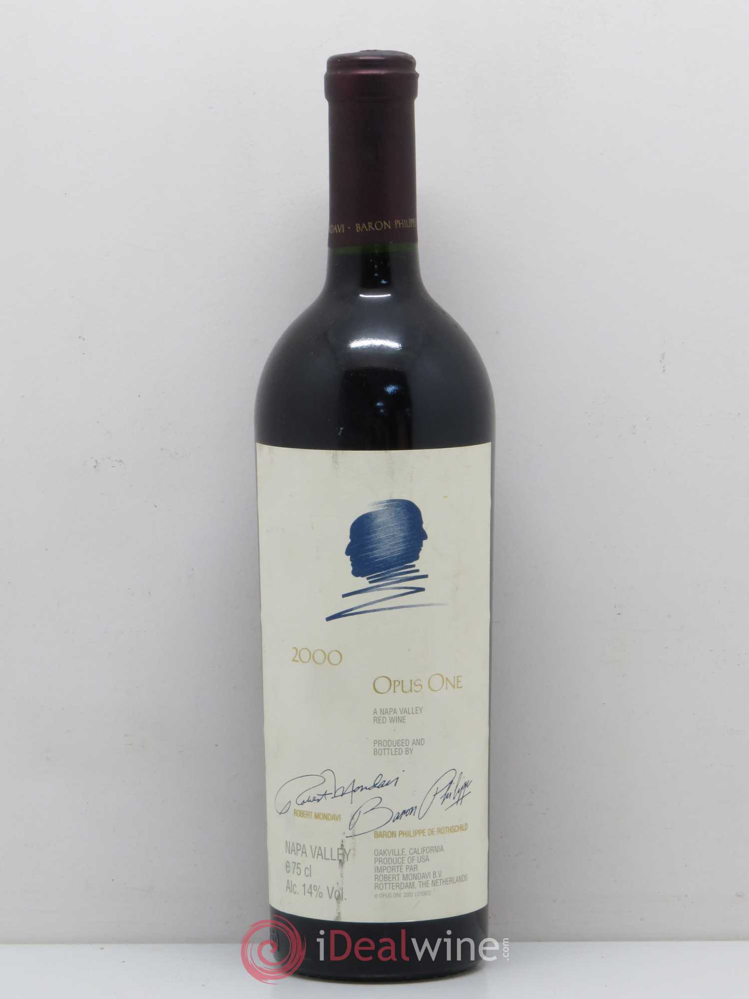 Buy Napa Valley Opus One Robert Mondavi 2000 (lot: B2096040-30)