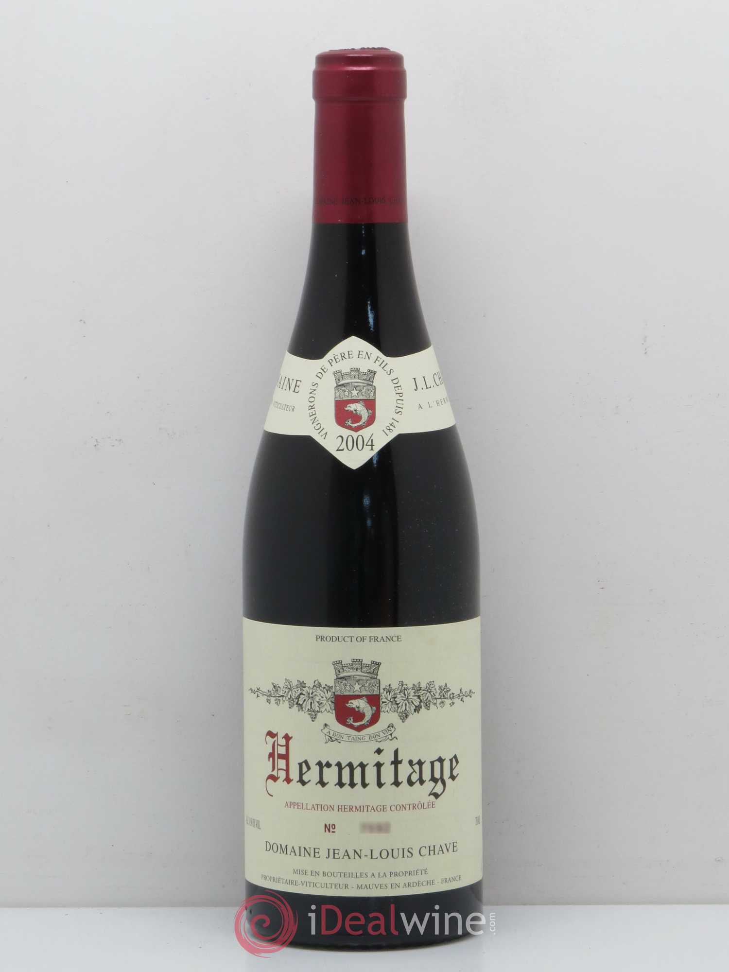 Hermitage Jean-Louis Chave 2004 - Lot de 1 bouteille - 0