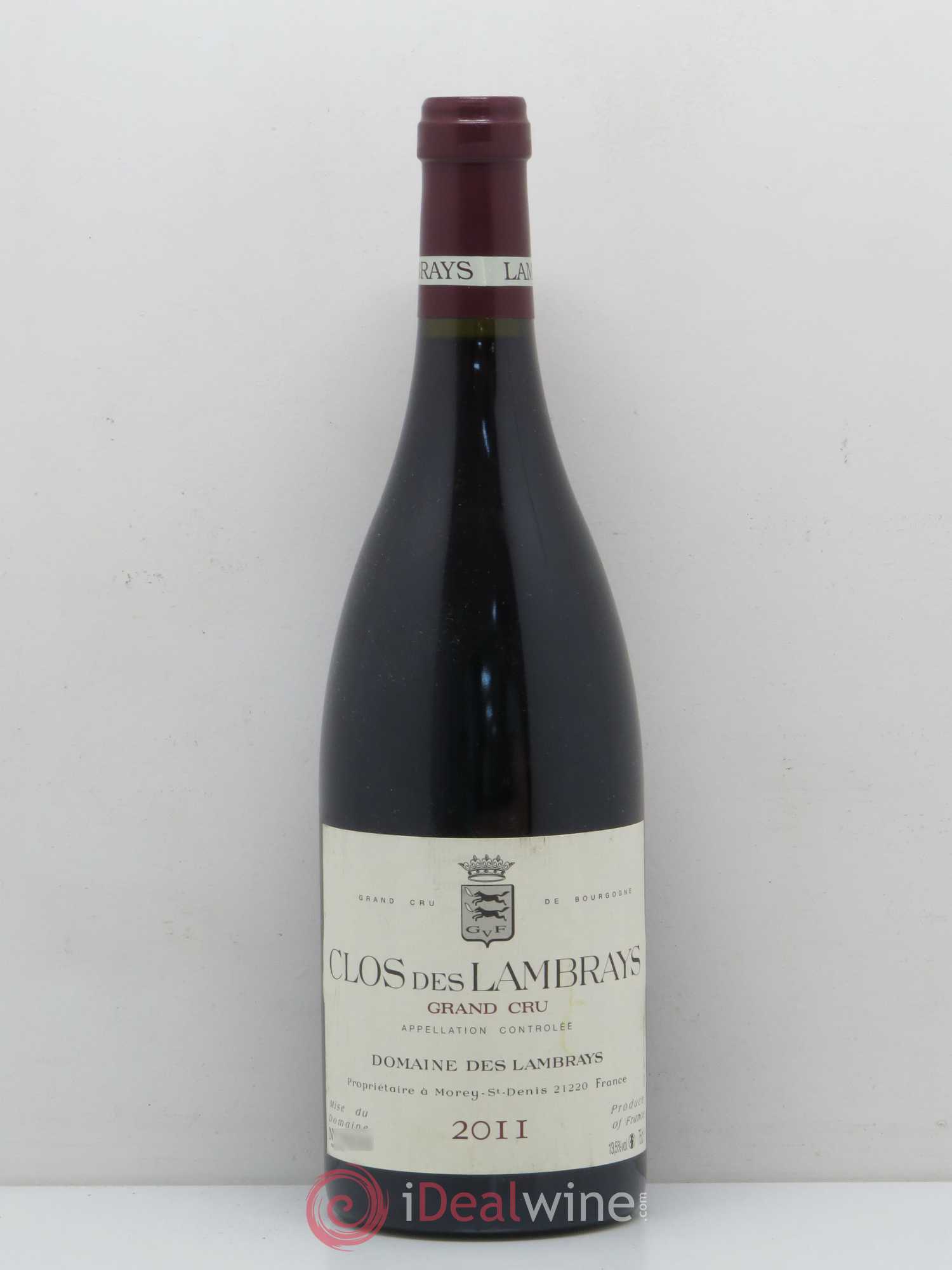 Clos des Lambrays Grand Cru Domaine des Lambrays 2011 - Lot de 1 bouteille - 0