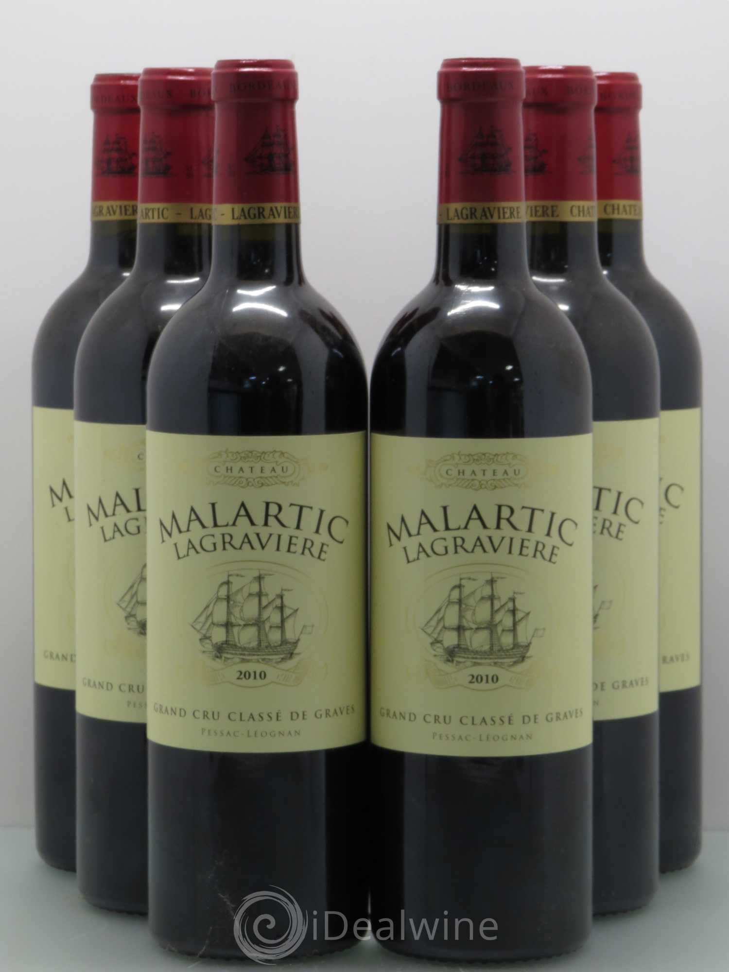 Château Malartic-Lagravière Cru Classé de Graves 2010 - Lot de 6 bouteilles - 0