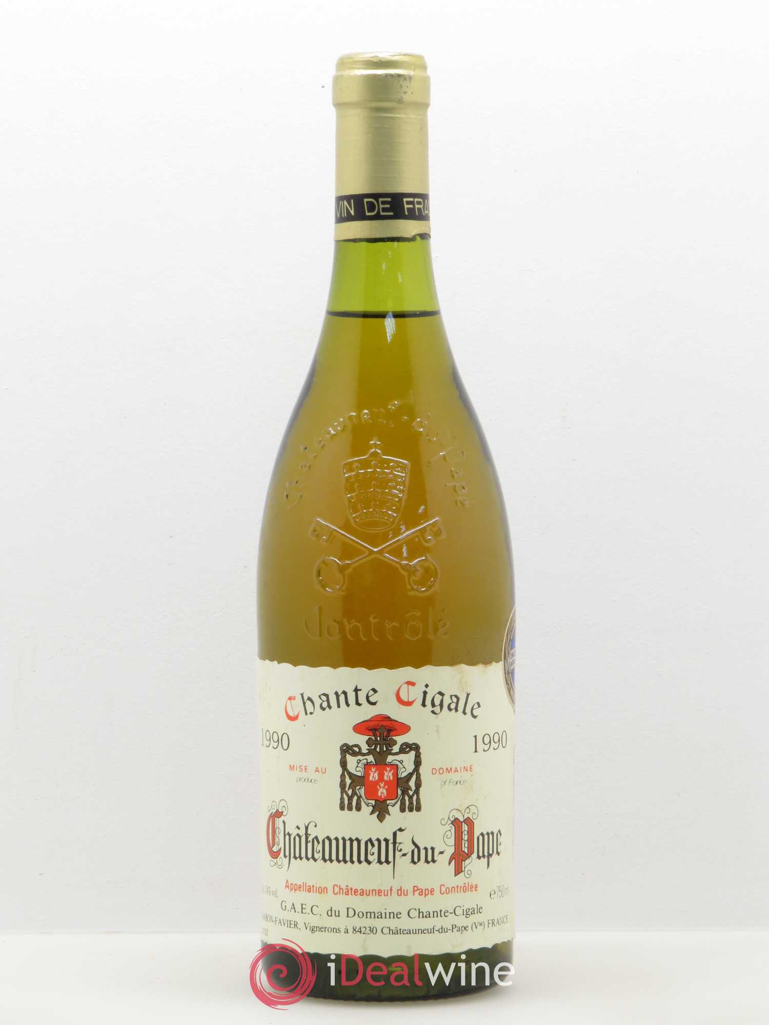 Châteauneuf-du-Pape Chante Cigale 1990 - Posten von 1 Flasche - 0
