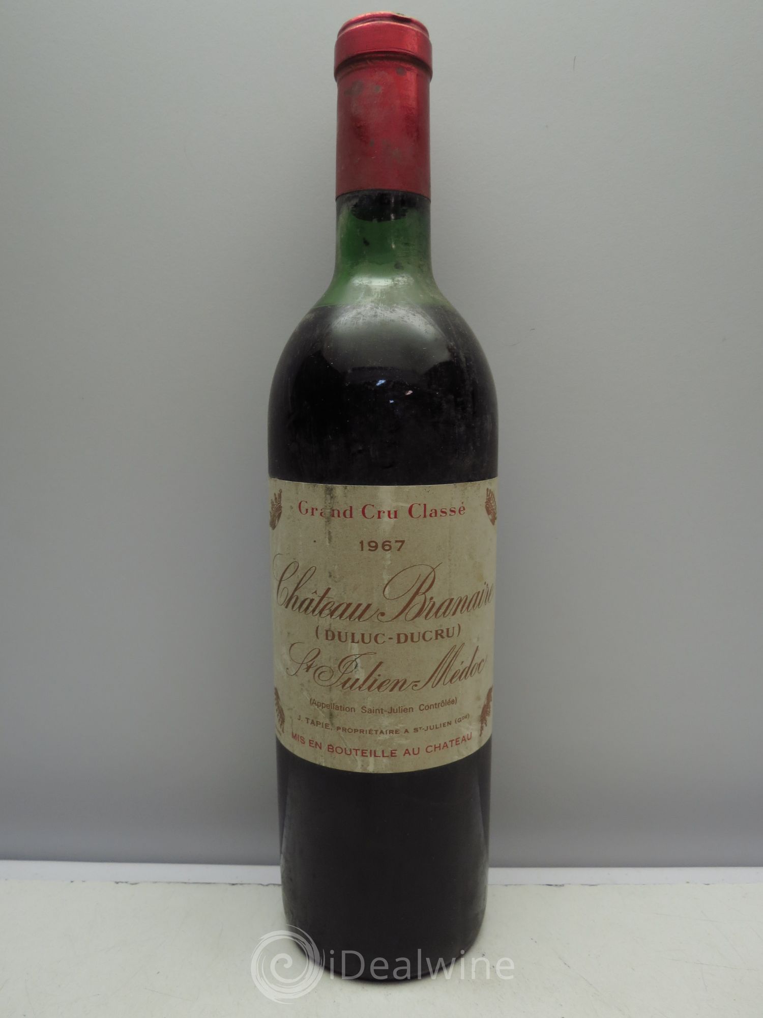 Château Branaire Ducru 4ème Grand Cru Classé 1967 - Lot de 1 bouteille - 0