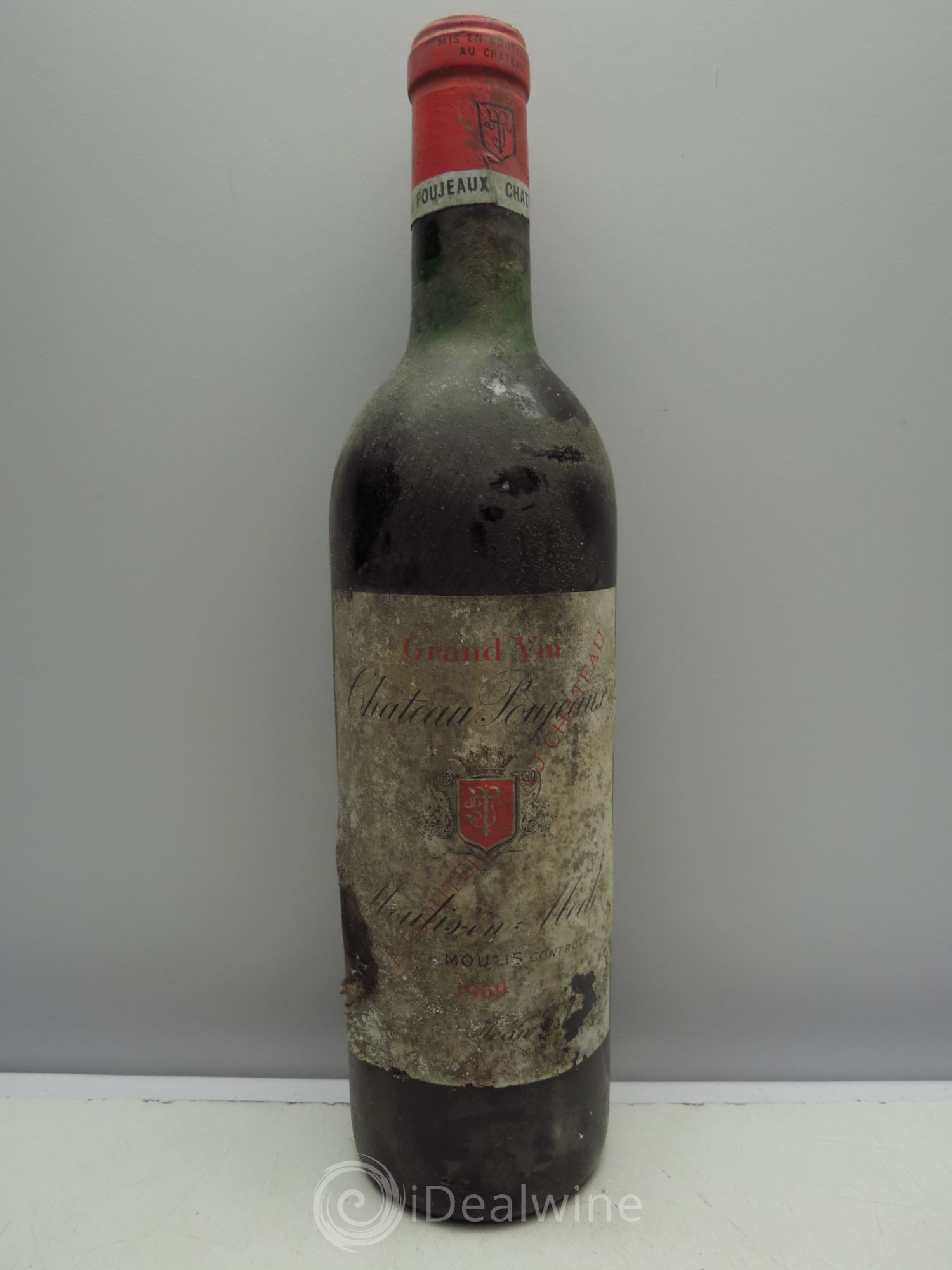 Château Poujeaux 1969 - Lot de 1 bouteille - 0