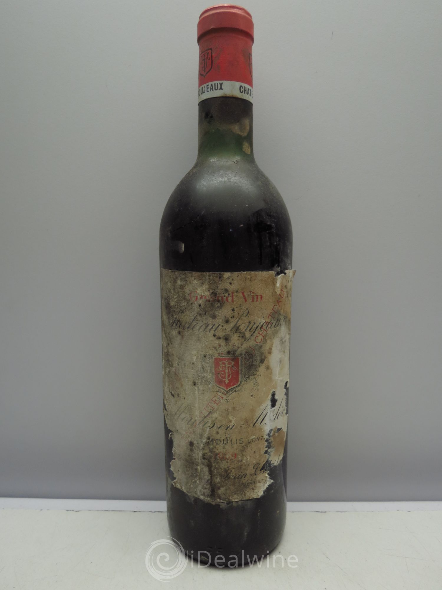 Château Poujeaux 1969 - Lot de 1 bouteille - 0