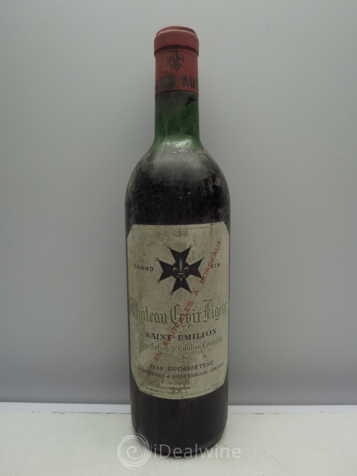 Saint-Émilion Château Croix Figeac 1969 - Posten von 1 Flasche - 0
