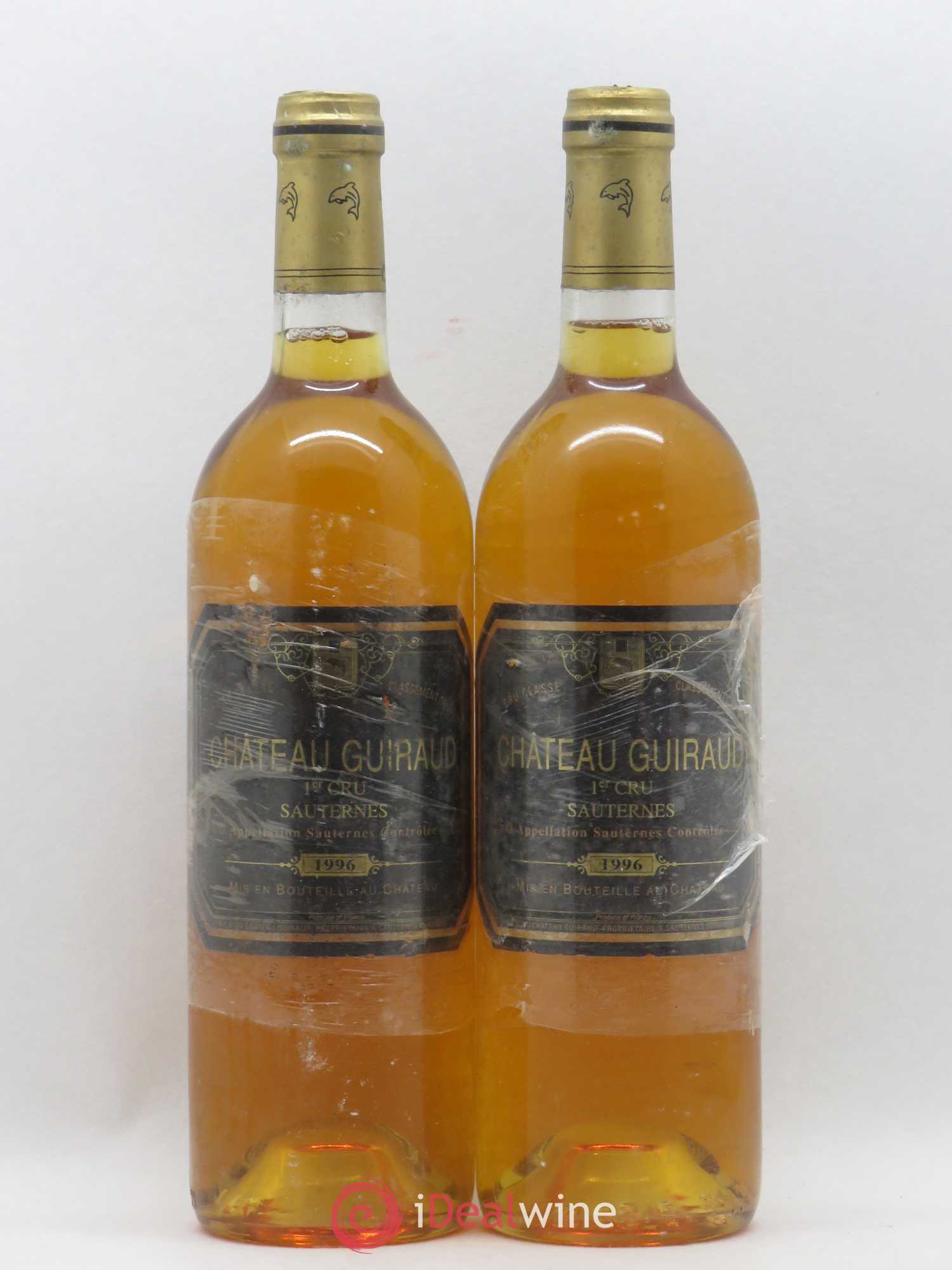 Château Guiraud 1er Grand Cru Classé 1996 - Lotto di 2 bottiglie - 0