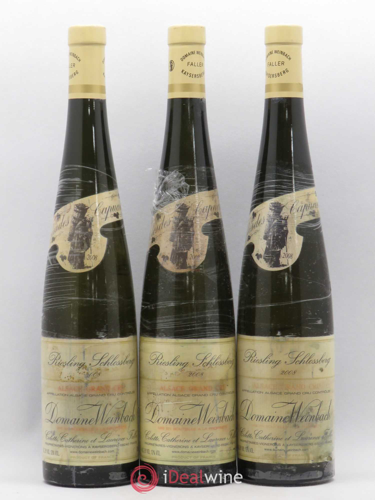 Riesling Grand Cru Schlossberg Domaine Weinbach 2008 - Posten von 3 Flaschen - 0