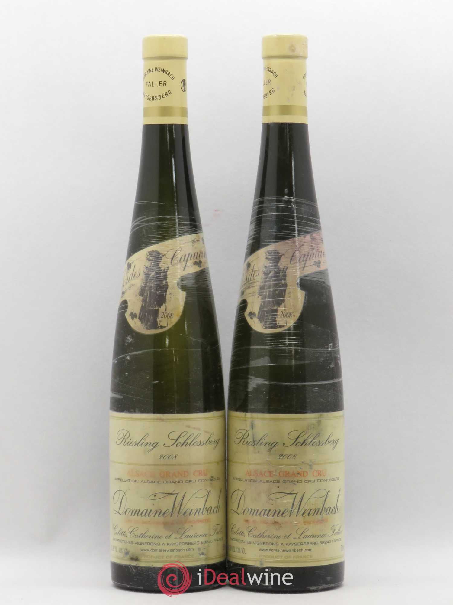 Riesling Grand Cru Schlossberg Domaine Weinbach 2008 - Posten von 2 Flaschen - 0