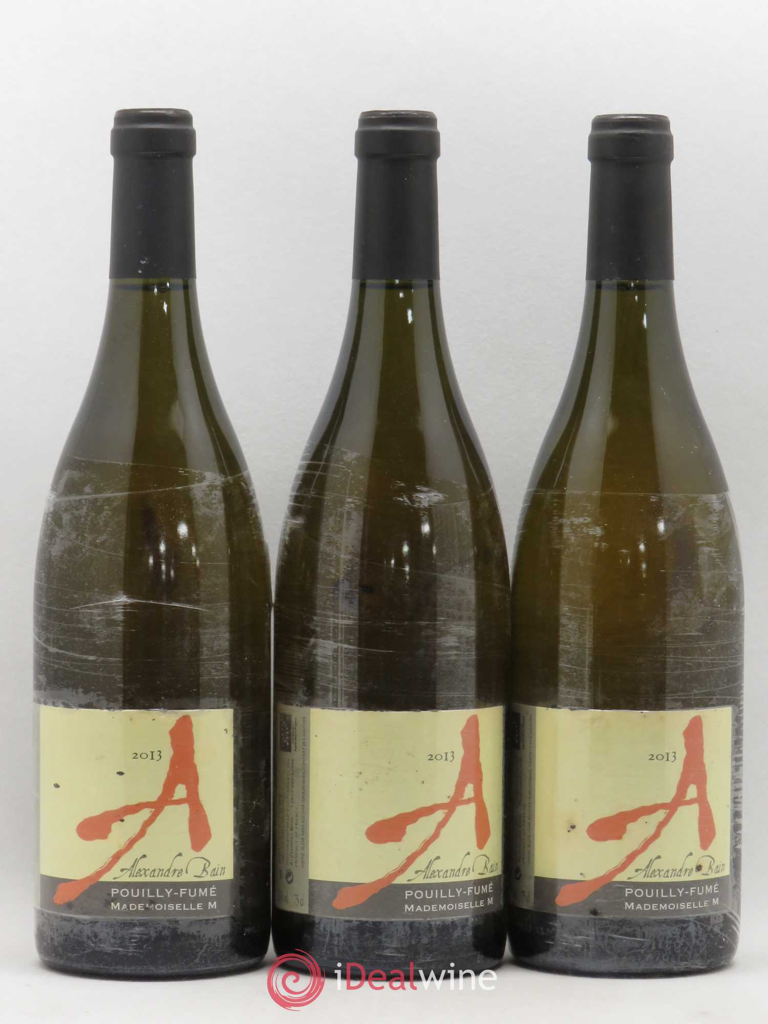 Pouilly-Fumé Mademoiselle M Alexandre Bain 2013 - Posten von 3 Flaschen - 0