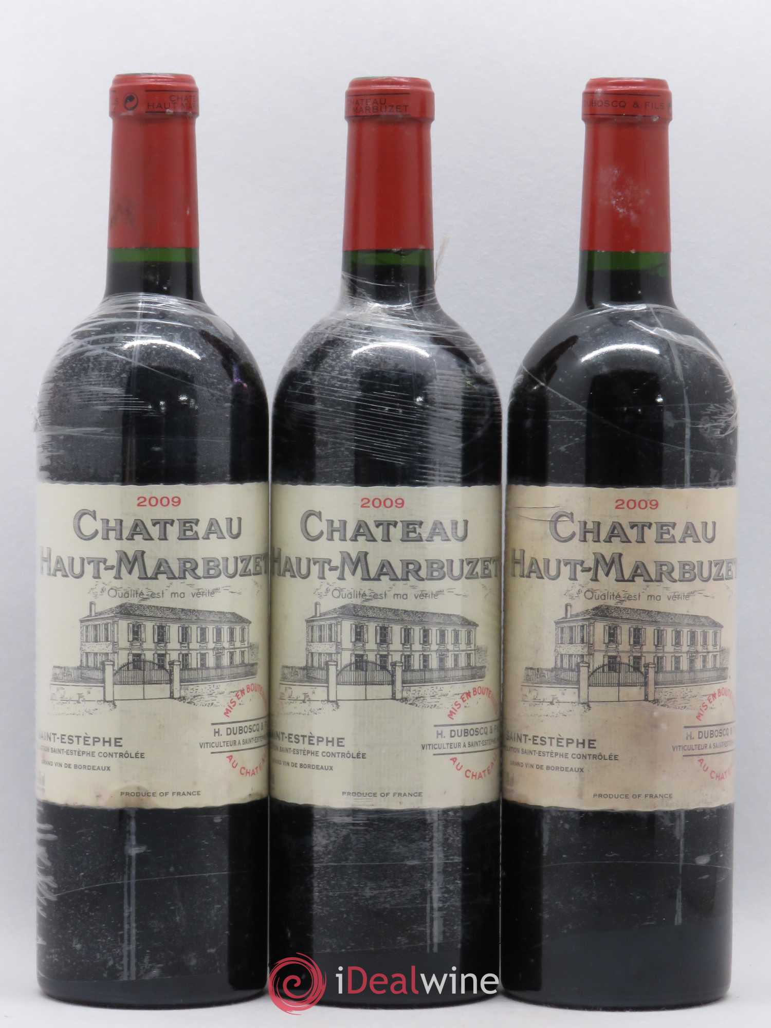 Château Haut Marbuzet 2009 - Lot de 3 bouteilles - 0