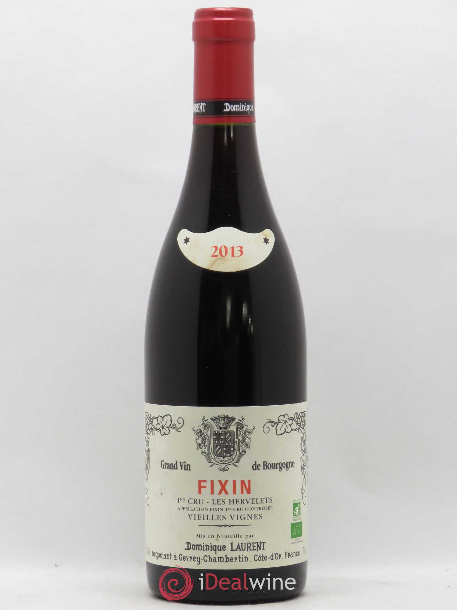 Fixin 1er Cru Les Hervelets Vieilles Vignes Dominique Laurent 2013 - Posten von 1 Flasche - 0