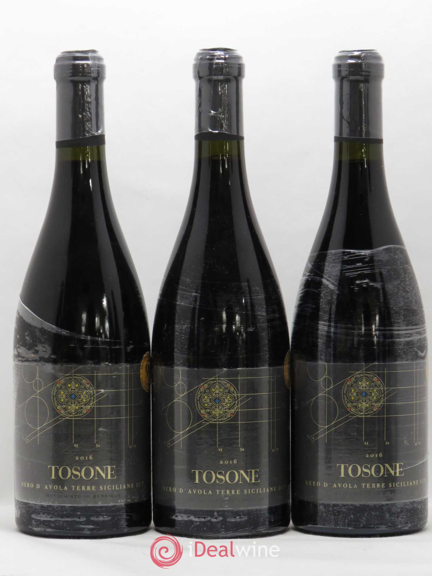 Italie Terre Siciliane IGT Tosone Nero d'Avola Lucas Maroni (sans prix de réserve) 2016 - Lot de 6 bouteilles - 1