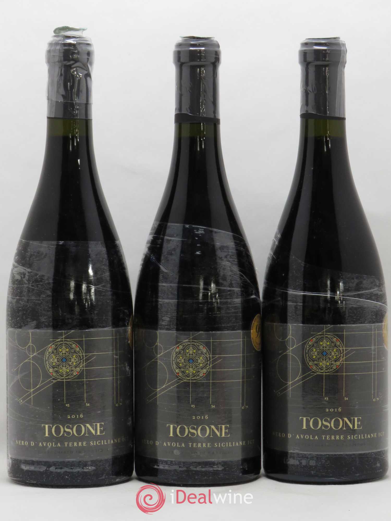 Italie Terre Siciliane IGT Tosone Nero d'Avola Lucas Maroni (sans prix de réserve) 2016 - Posten von 3 Flaschen - 0