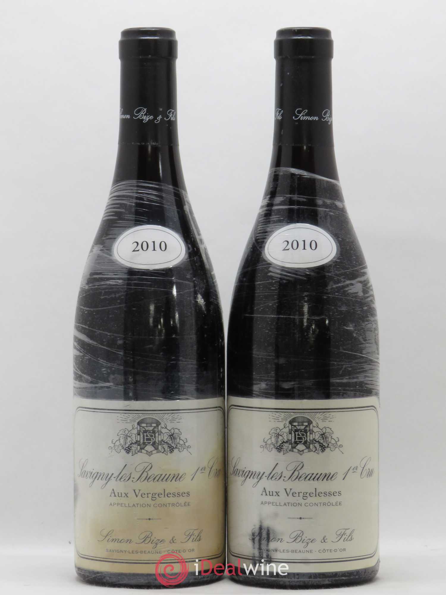 Savigny-lès-Beaune 1er Cru Aux Vergelesses Simon Bize & Fils 2010 - Lot de 2 bouteilles - 0