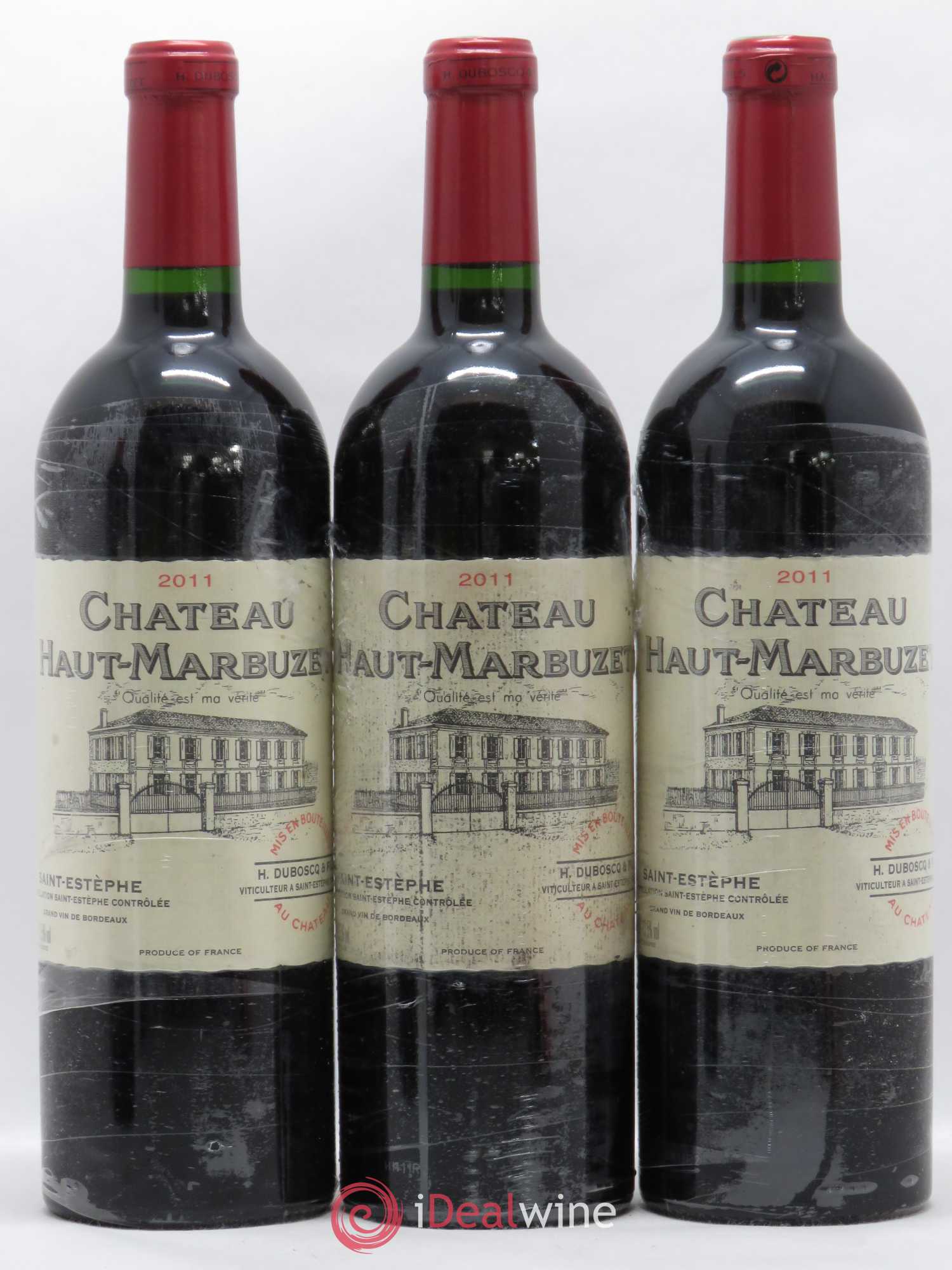 Château Haut Marbuzet 2011 - Lot de 12 bouteilles - 1