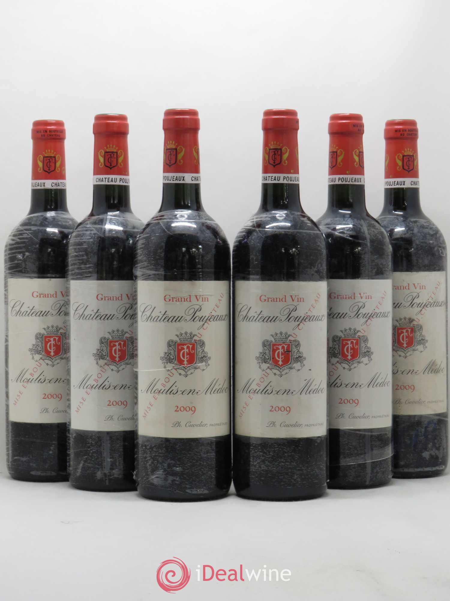 Château Poujeaux 2009 - Lot de 6 bouteilles - 0