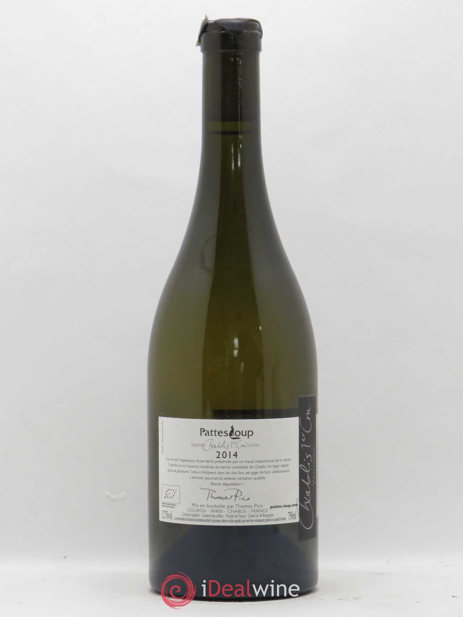 Chablis 1er Cru Vaillons Pattes Loup (Domaine) 2014 - Posten von 1 Flasche - 1
