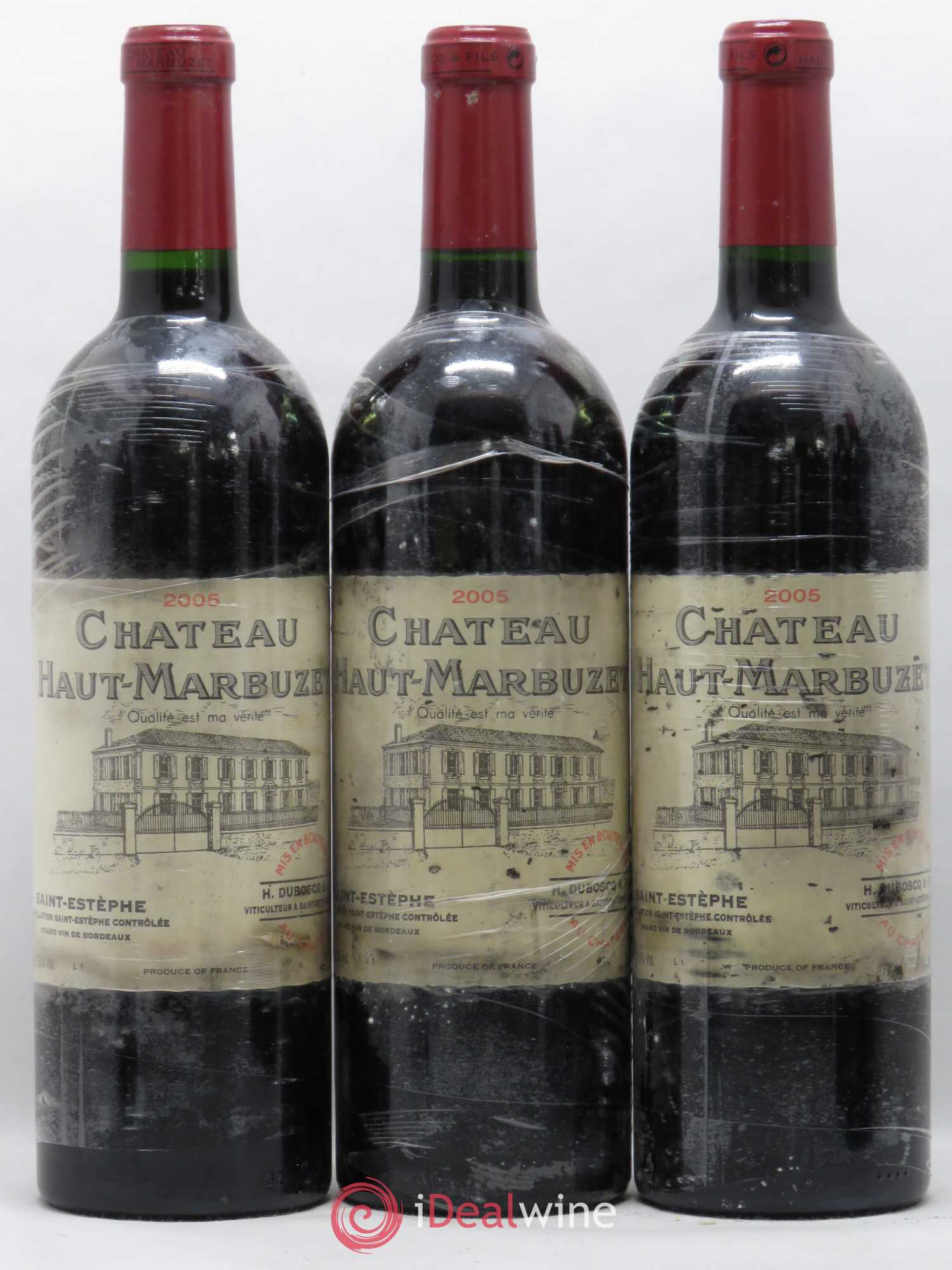 Château Haut Marbuzet 2005 - Lot de 6 bouteilles - 1