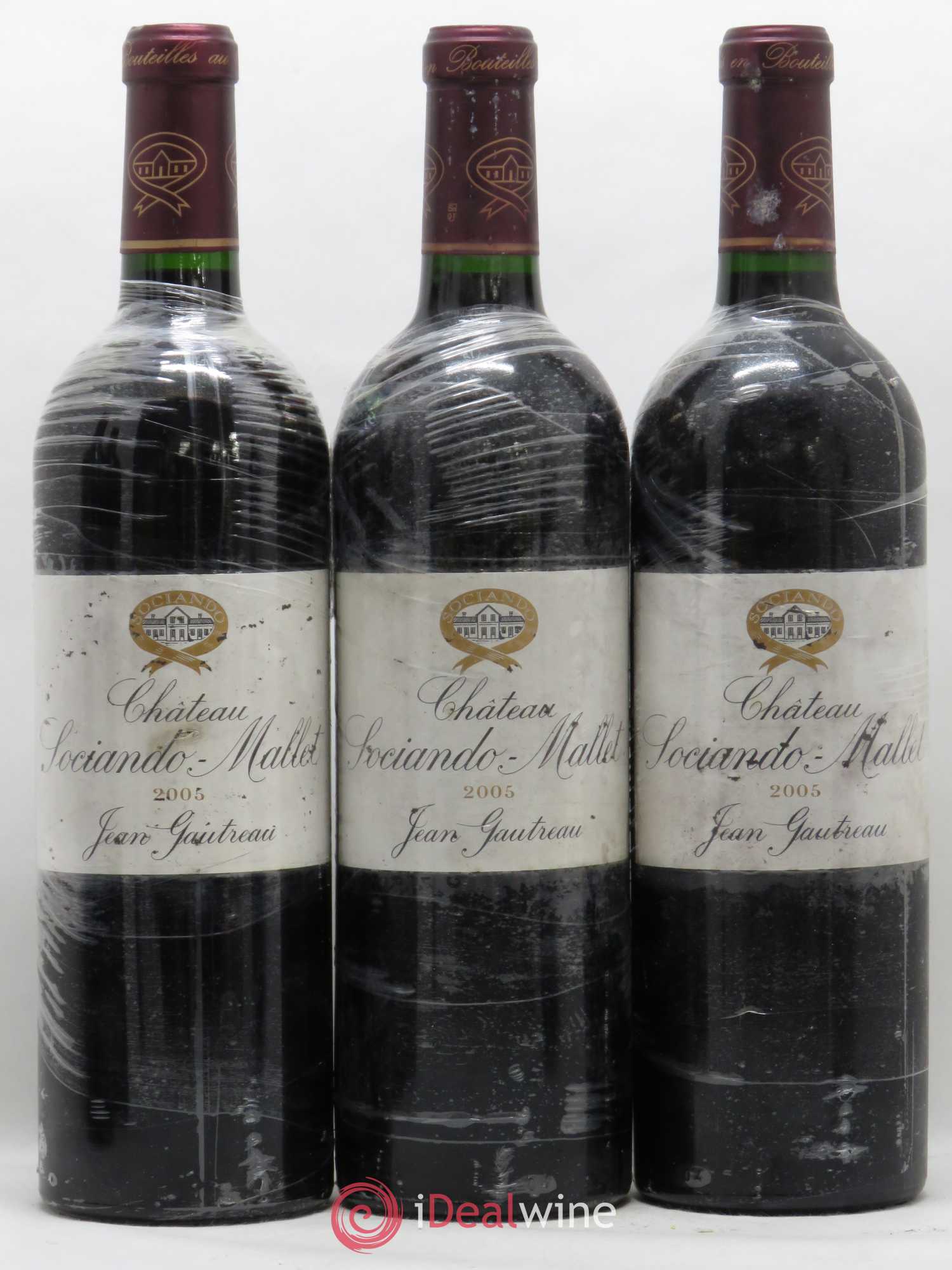 Château Sociando Mallet 2005 - Lot de 6 bouteilles - 1