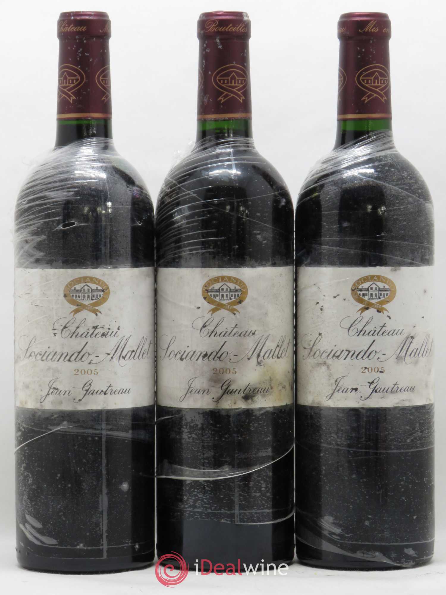 Château Sociando Mallet 2005 - Lot de 6 bouteilles - 2