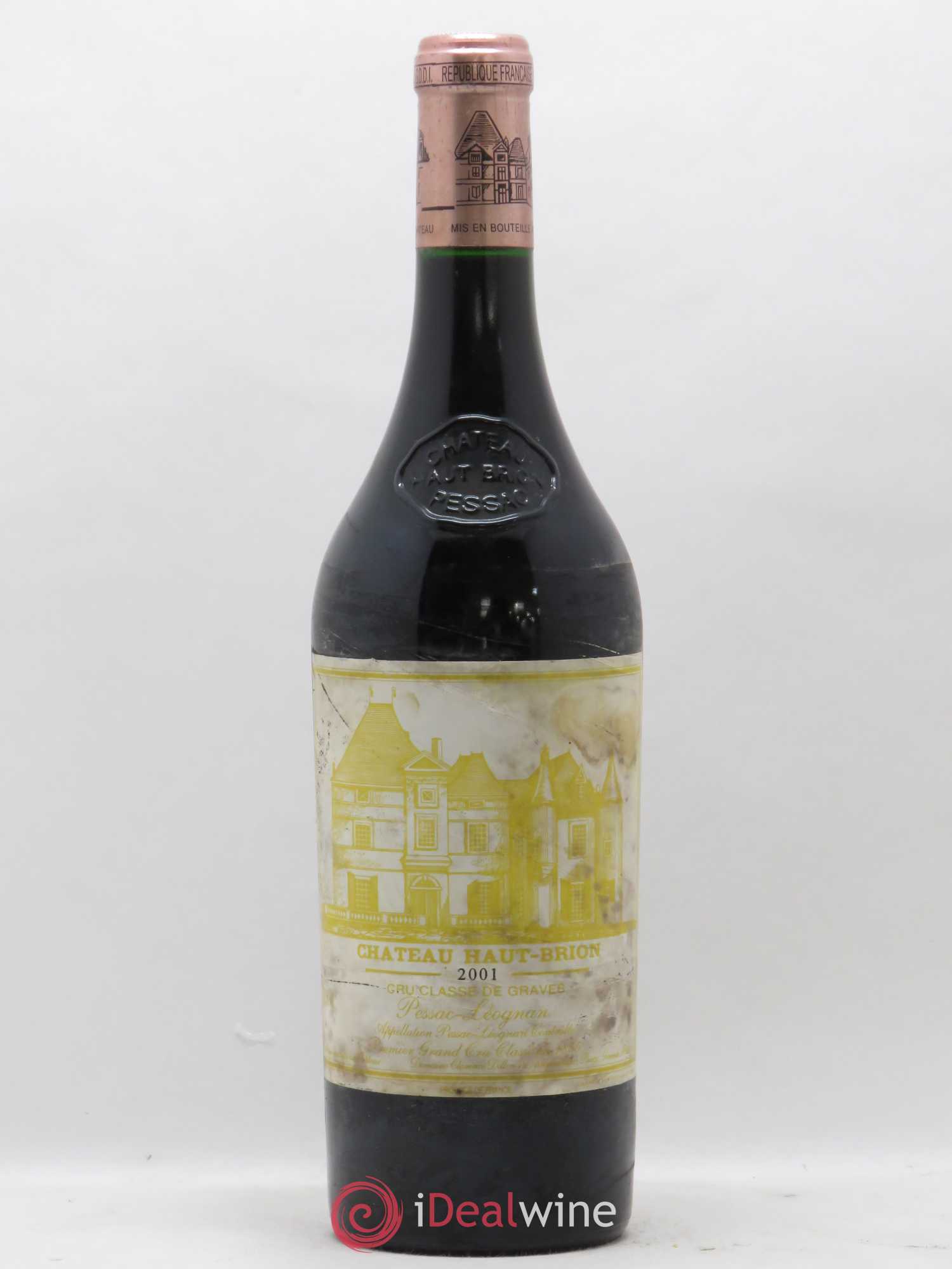 Château Haut Brion 1er Grand Cru Classé 2001 - Lot de 1 bouteille - 0