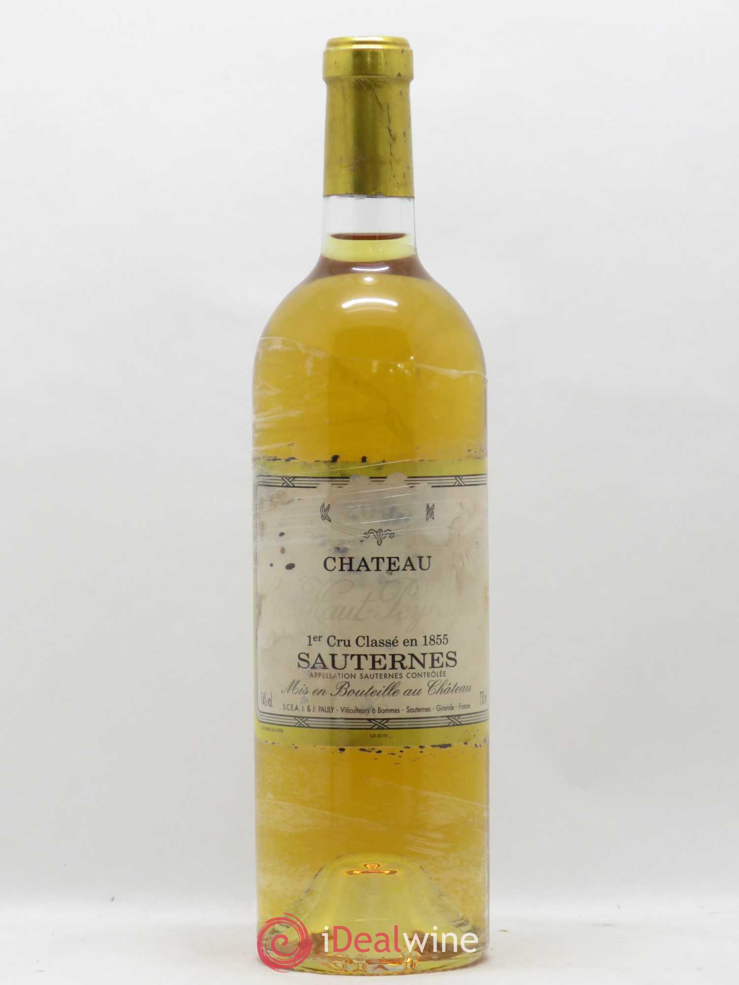 Clos Haut-Peyraguey 1er Grand Cru Classé 2003 - Lotto di 1 bottiglia - 0