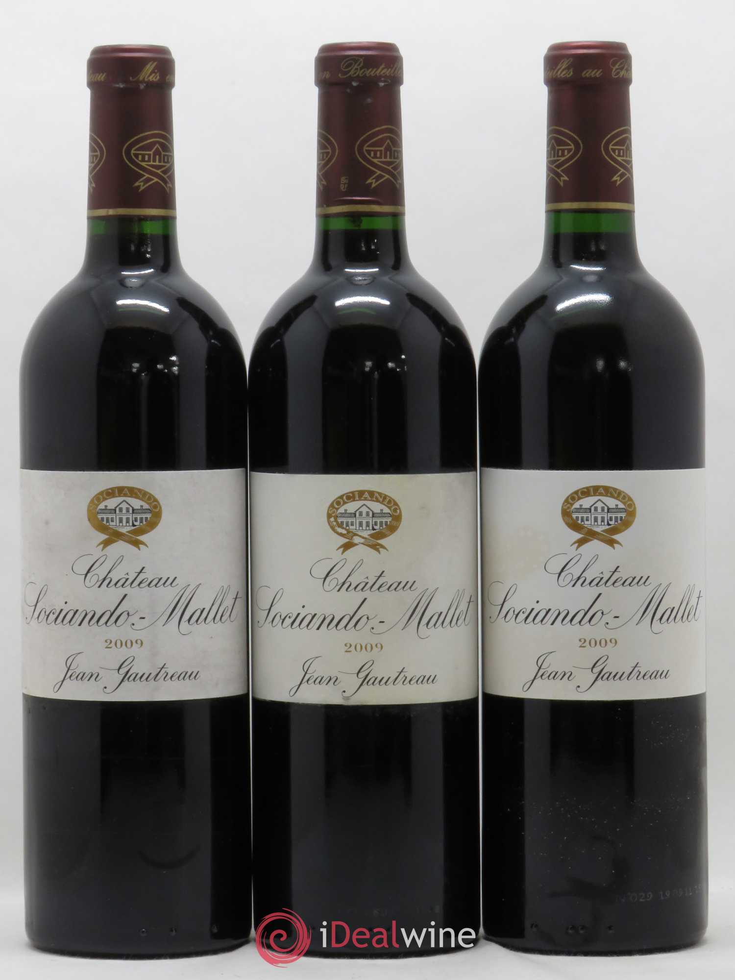 Château Sociando Mallet 2009 - Lot de 12 bouteilles - 1