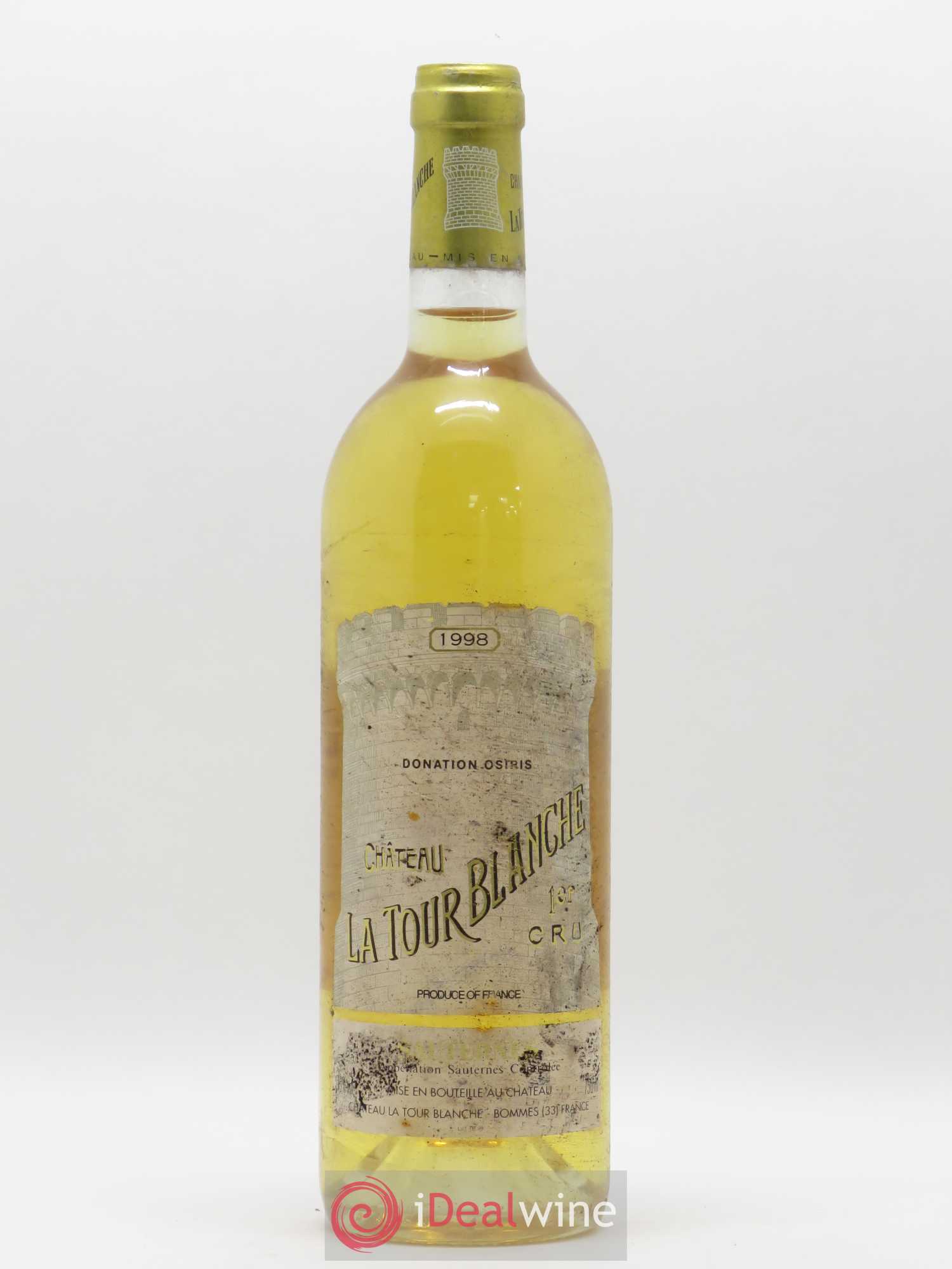 Château la Tour Blanche 1er Grand Cru Classé 1998 - Lotto di 1 bottiglia - 0