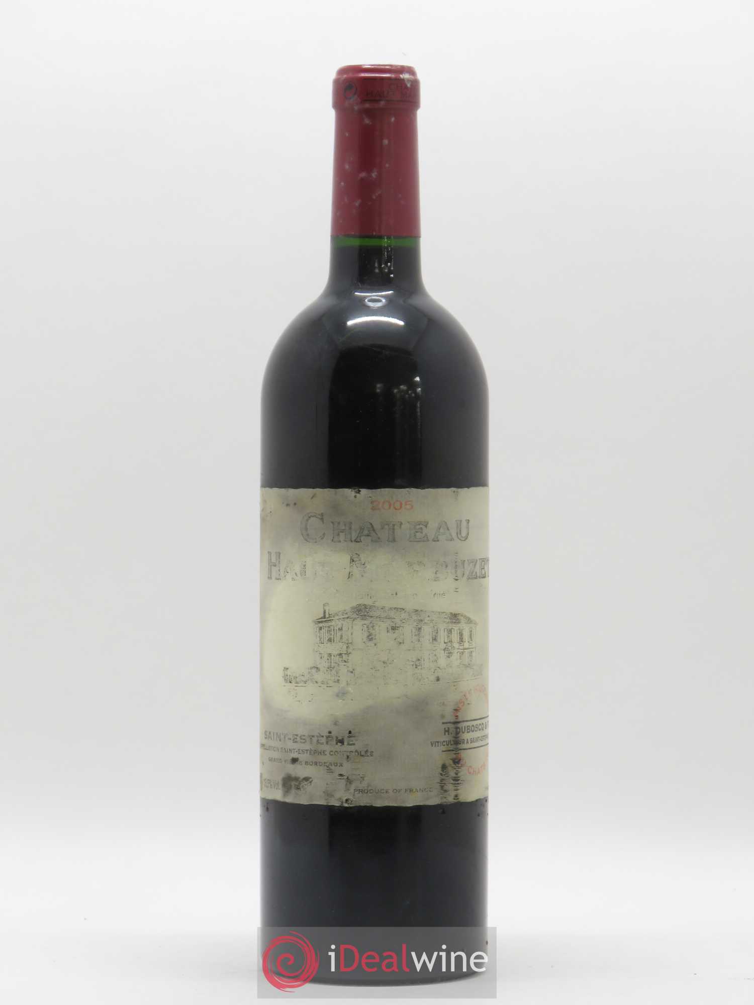 Château Haut Marbuzet 2005 - Lot de 1 bouteille - 0