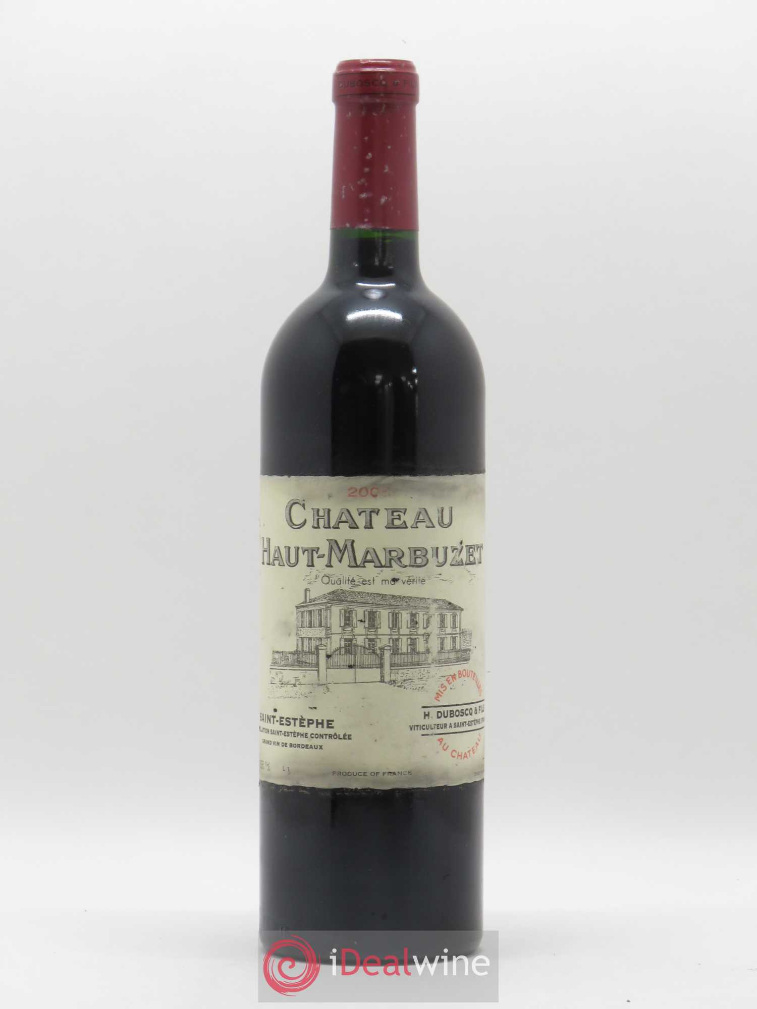 Château Haut Marbuzet 2005 - Lot de 1 bouteille - 0