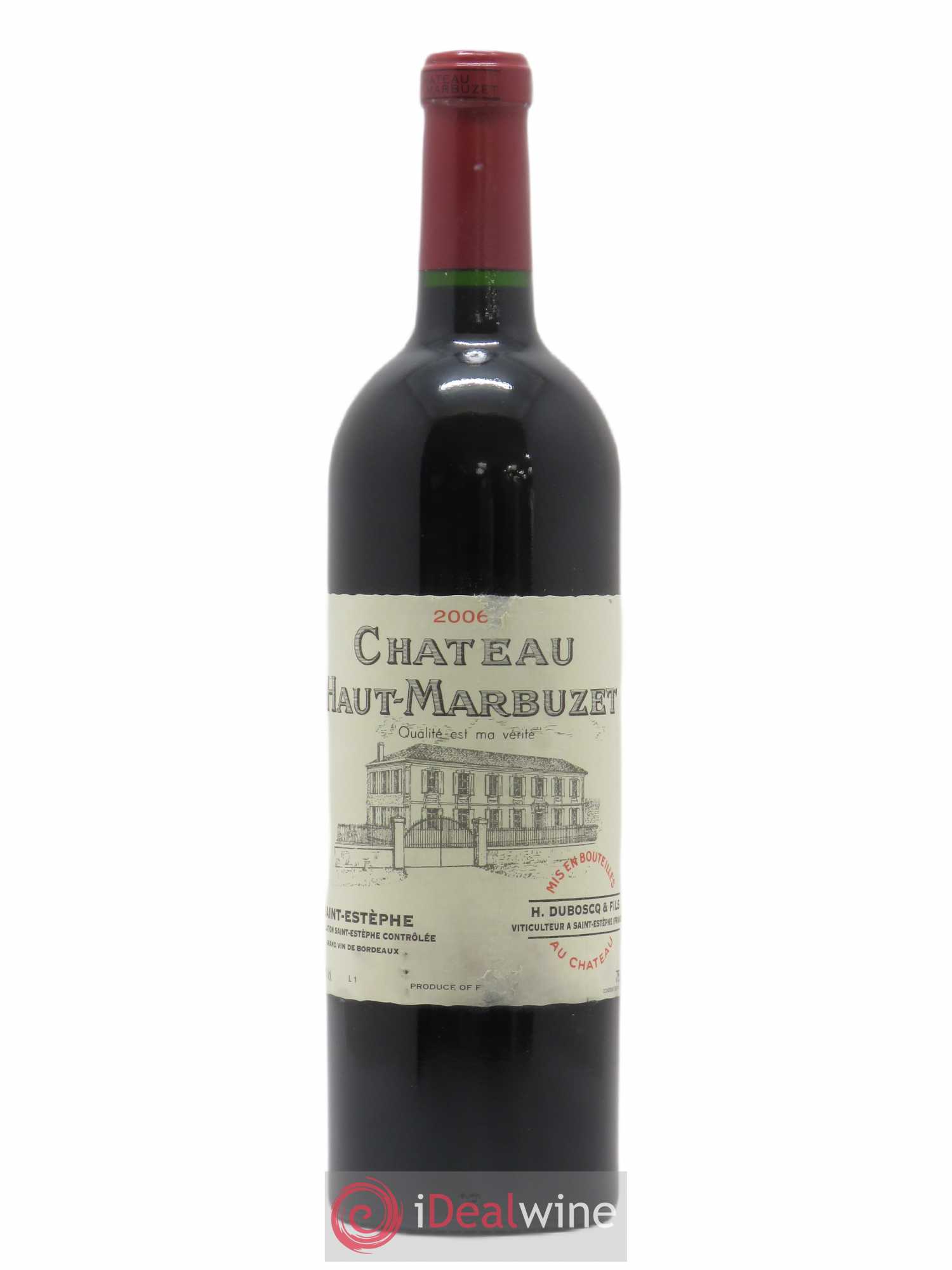 Château Haut Marbuzet 2006 - Lot de 1 bouteille - 0