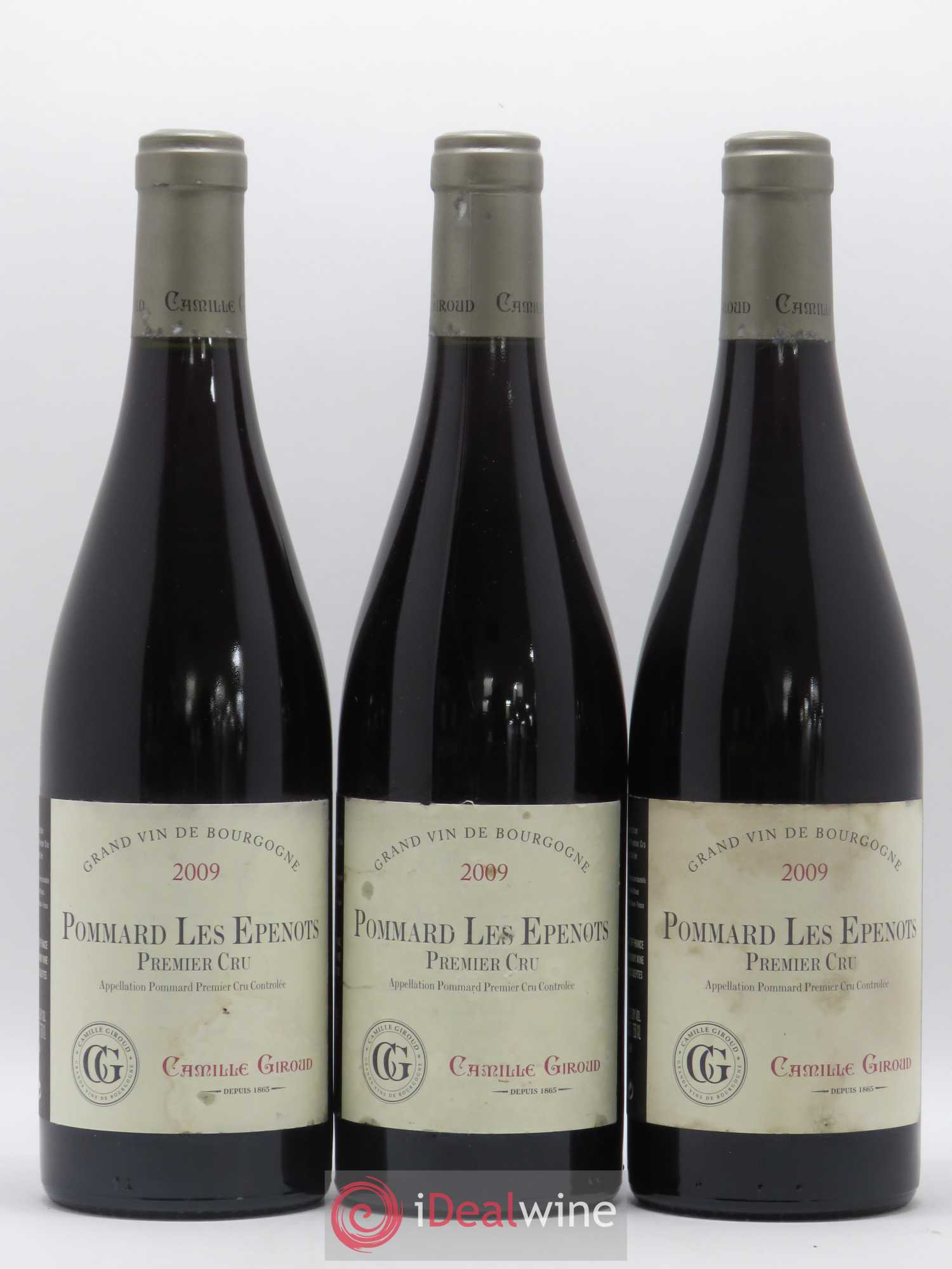 Pommard 1er Cru Les Epenots Camille Giroud 2009 - Posten von 3 Flaschen - 0