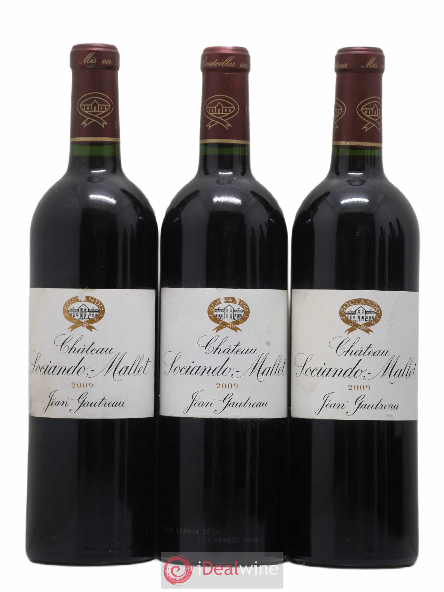 Château Sociando Mallet 2009 - Lot de 6 bouteilles - 1