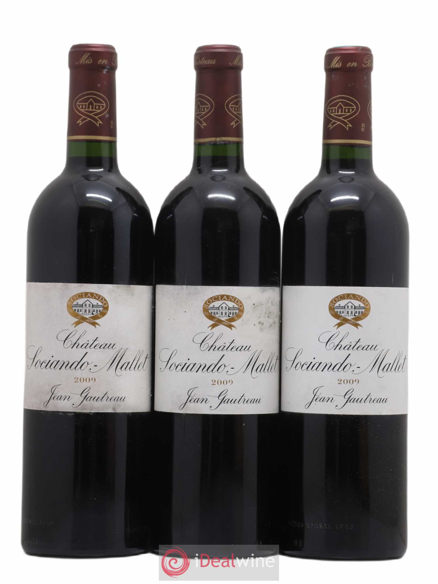 Château Sociando Mallet 2009 - Lot de 6 bouteilles - 2