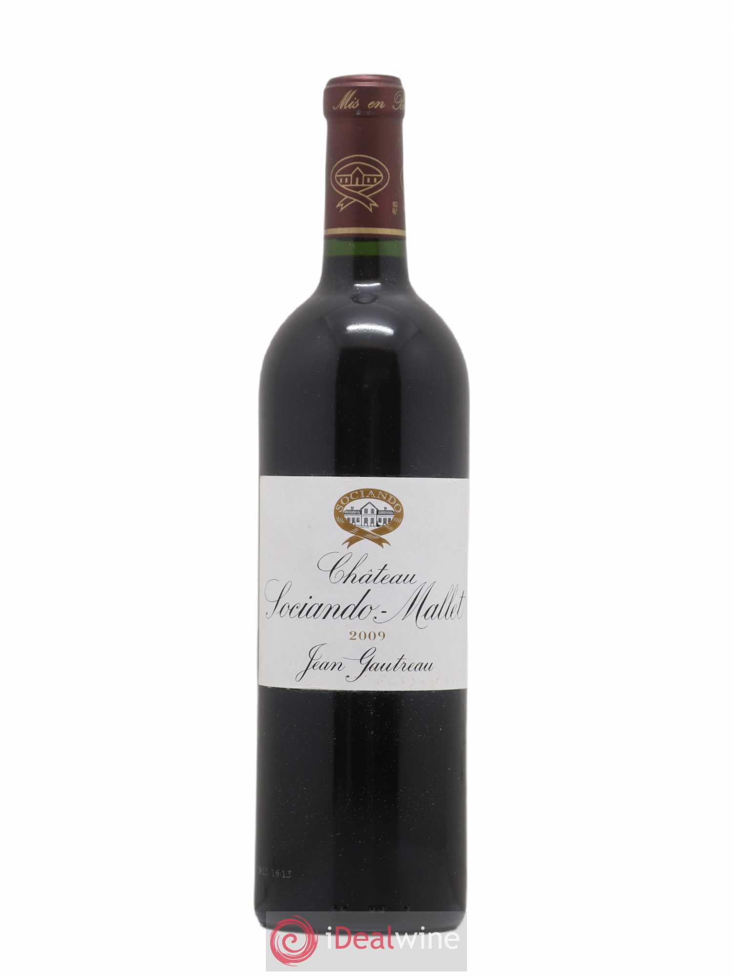 Château Sociando Mallet 2009 - Lot de 1 bouteille - 0