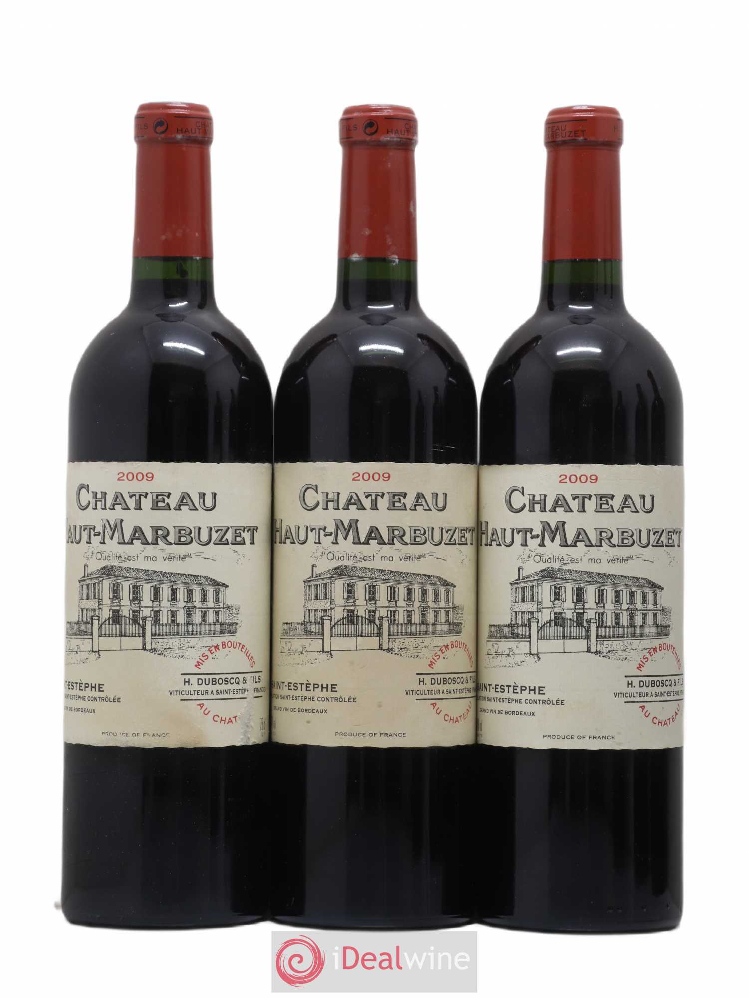 Château Haut Marbuzet 2009 - Lot de 6 bouteilles - 1