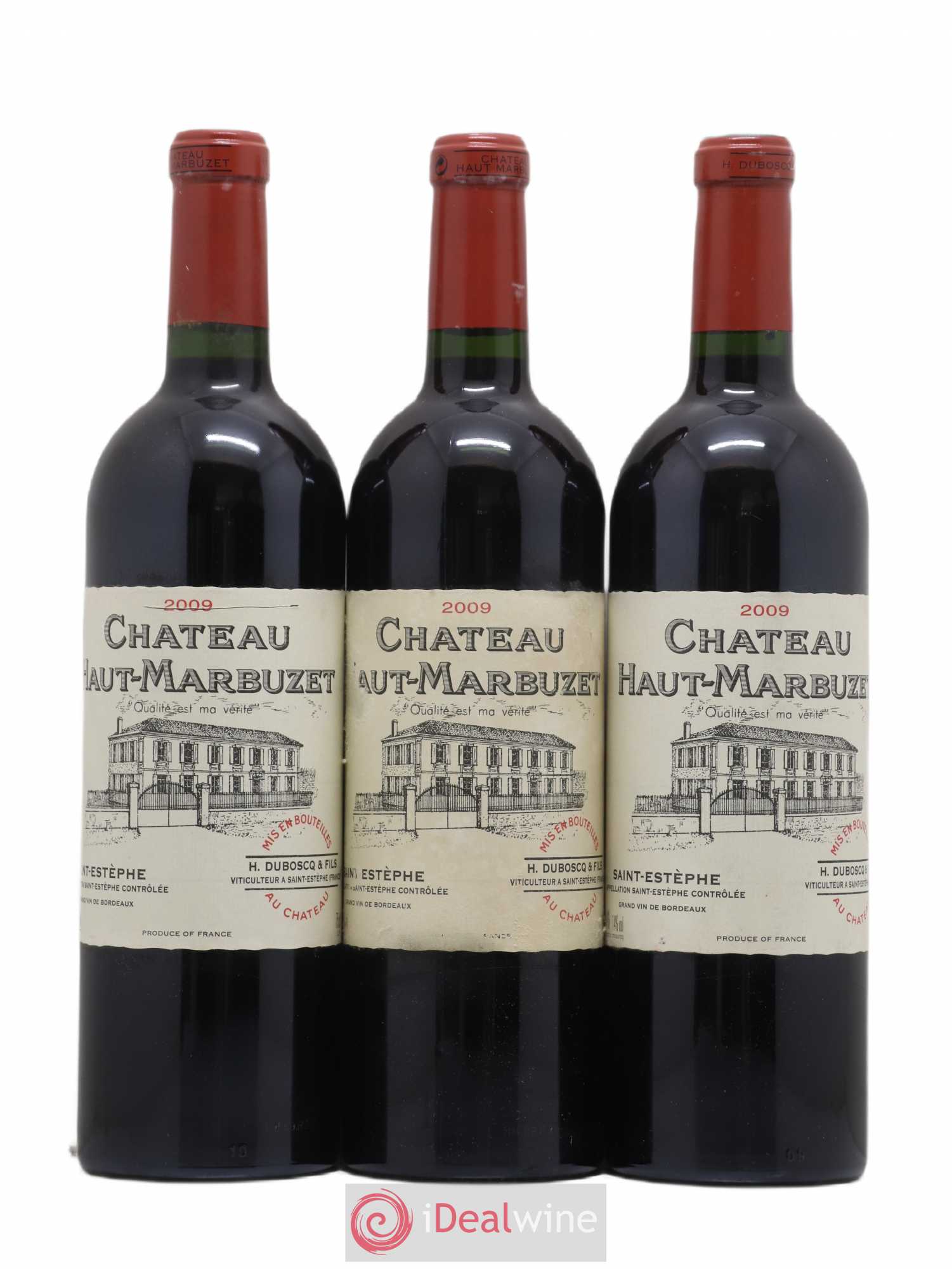 Château Haut Marbuzet 2009 - Lot de 3 bouteilles - 0