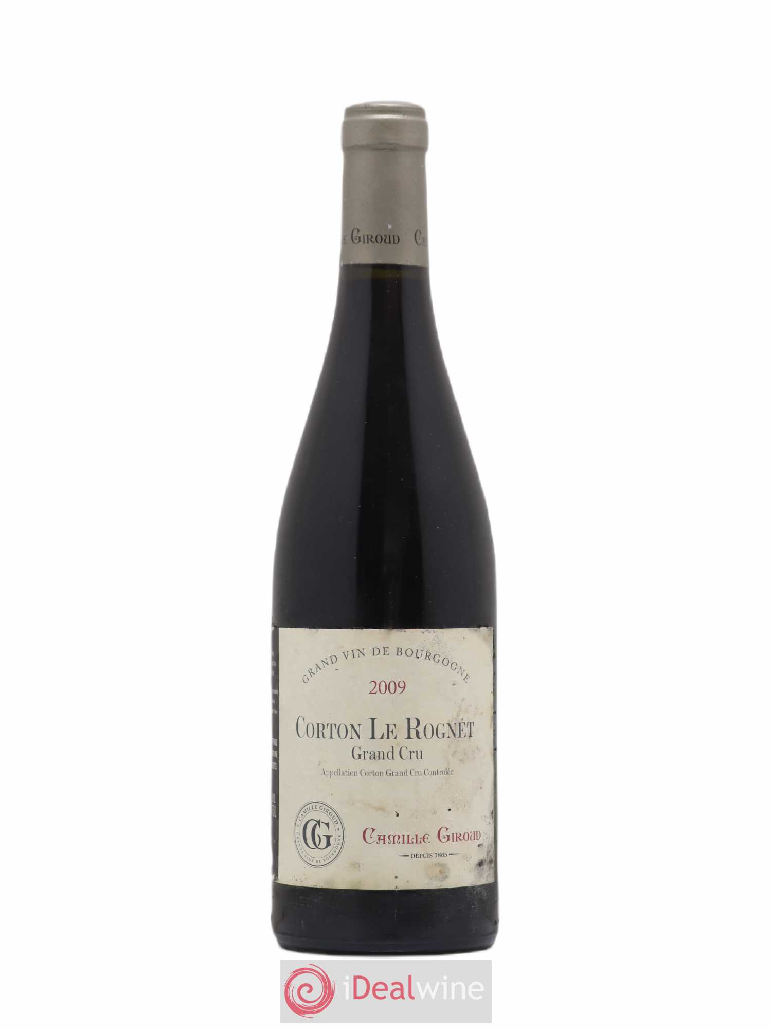 Corton Grand Cru Le Rognet Camille Giroud 2009 - Lot de 1 bouteille - 0