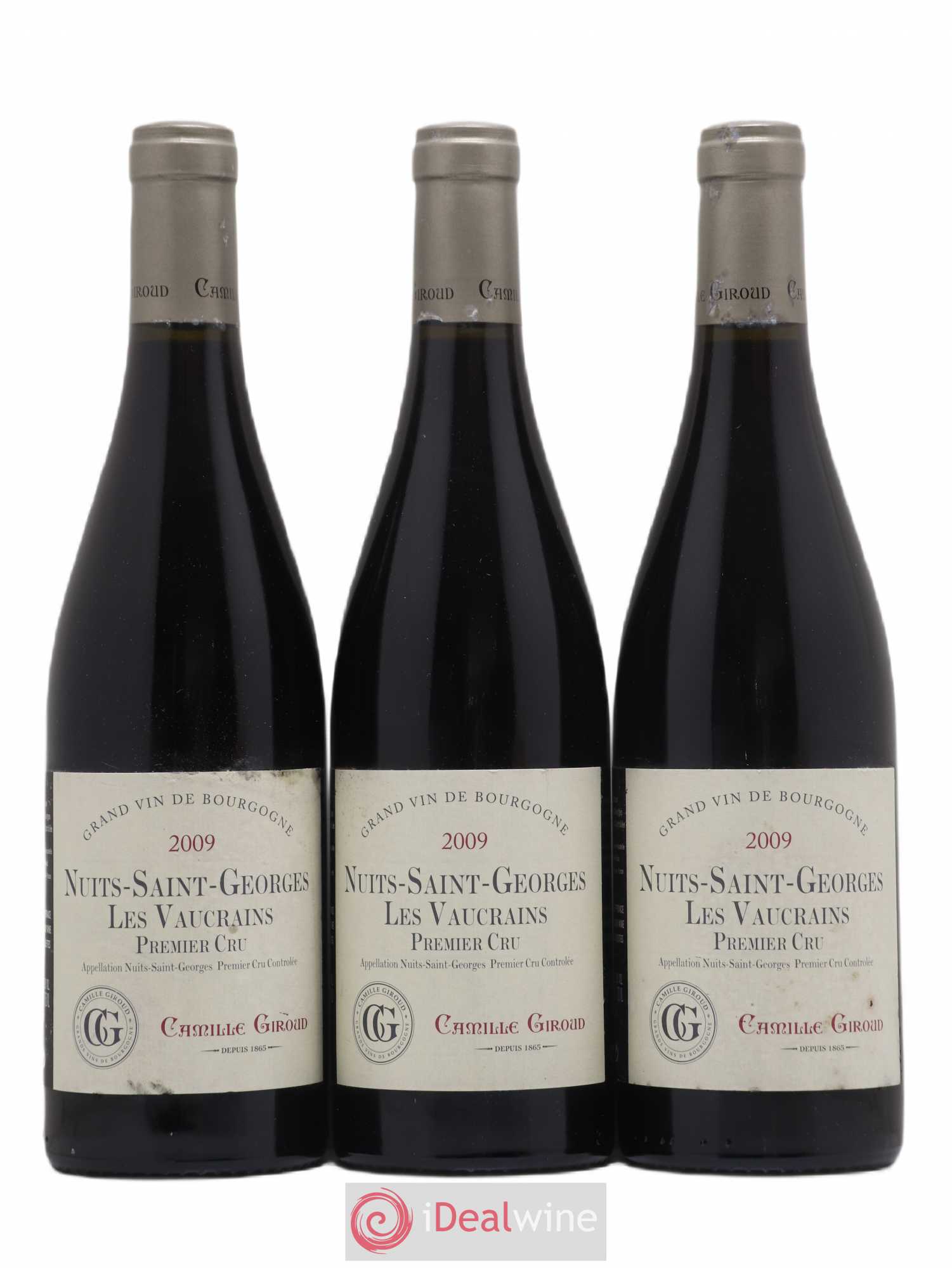 Nuits-Saint-Georges 1er Cru Les Vaucrains Camille Giroud 2009 - Posten von 3 Flaschen - 0
